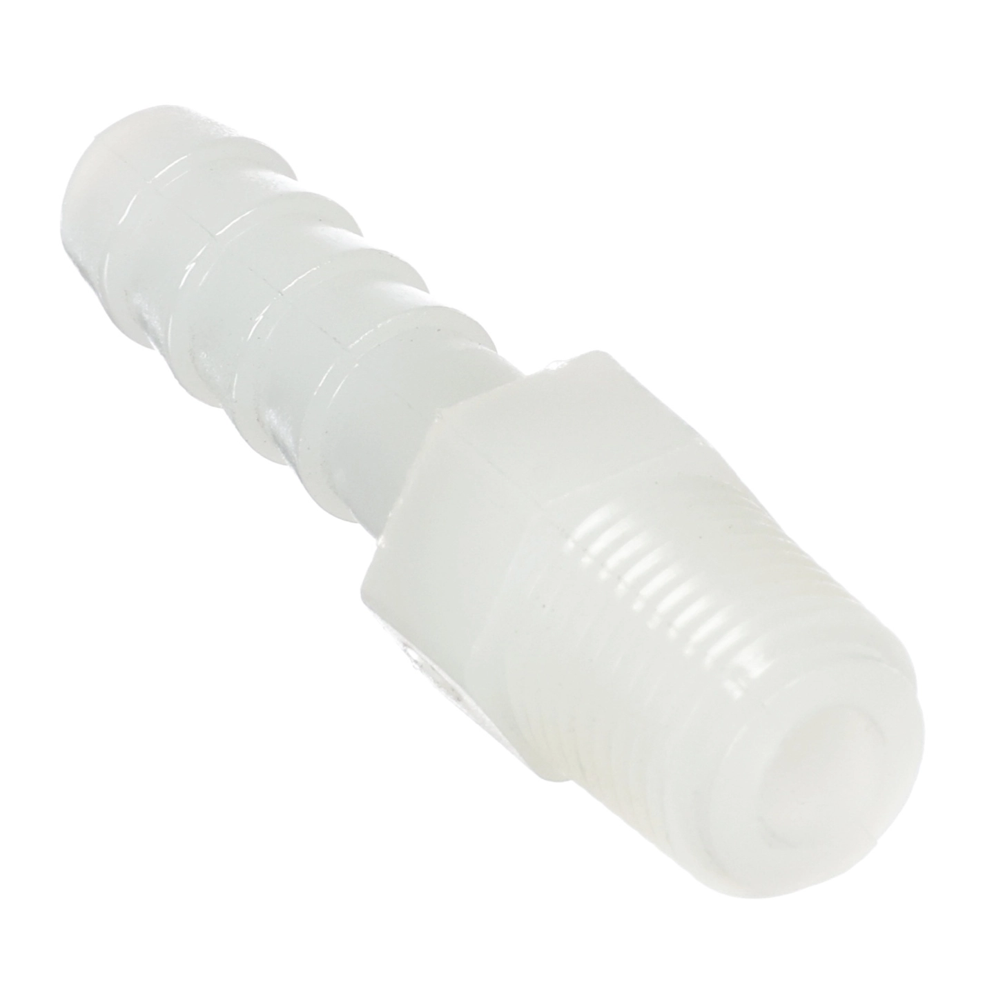 Hose Barb/Pls,1/4Hosex1/8Mpt