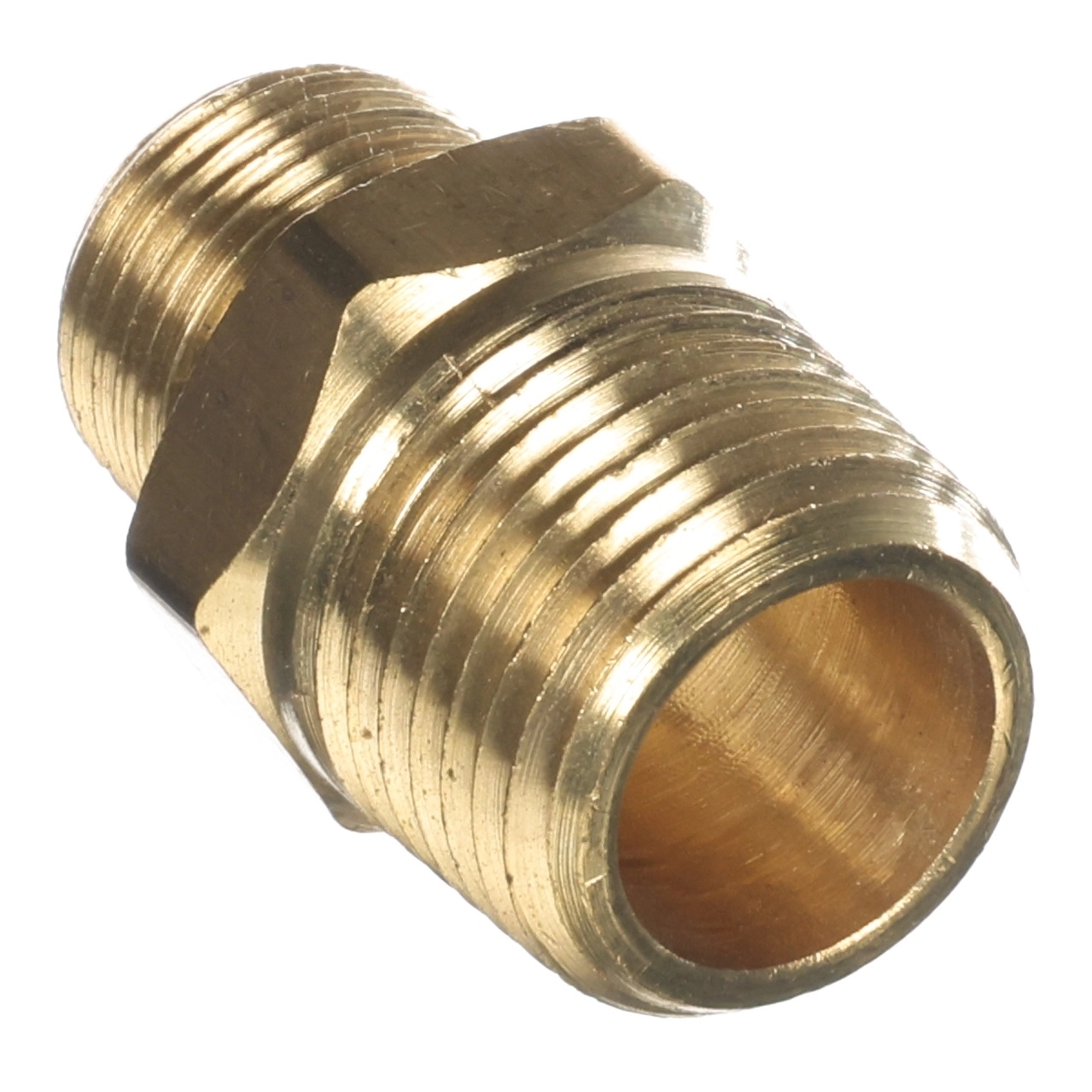 Nipple, Reducer, Brass 1/2X3/8