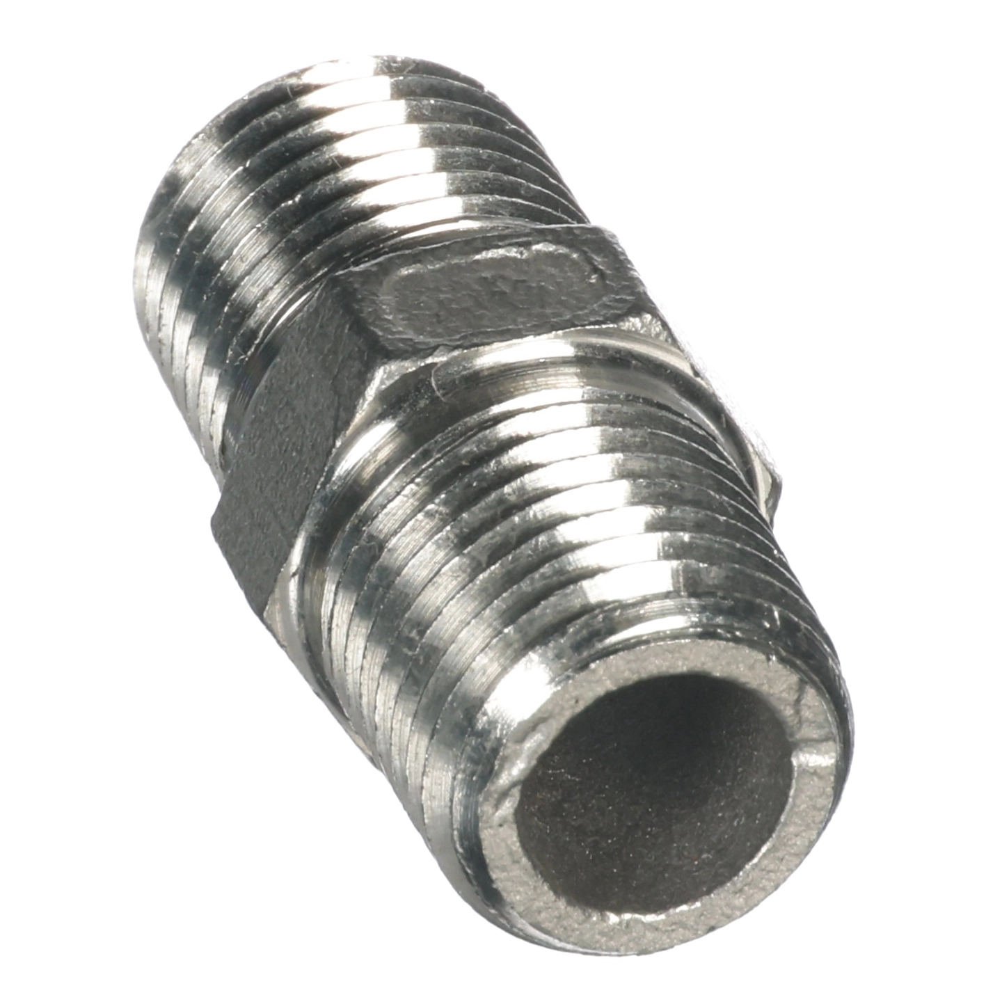Nipple/Ss,1/4Xclose,Hex