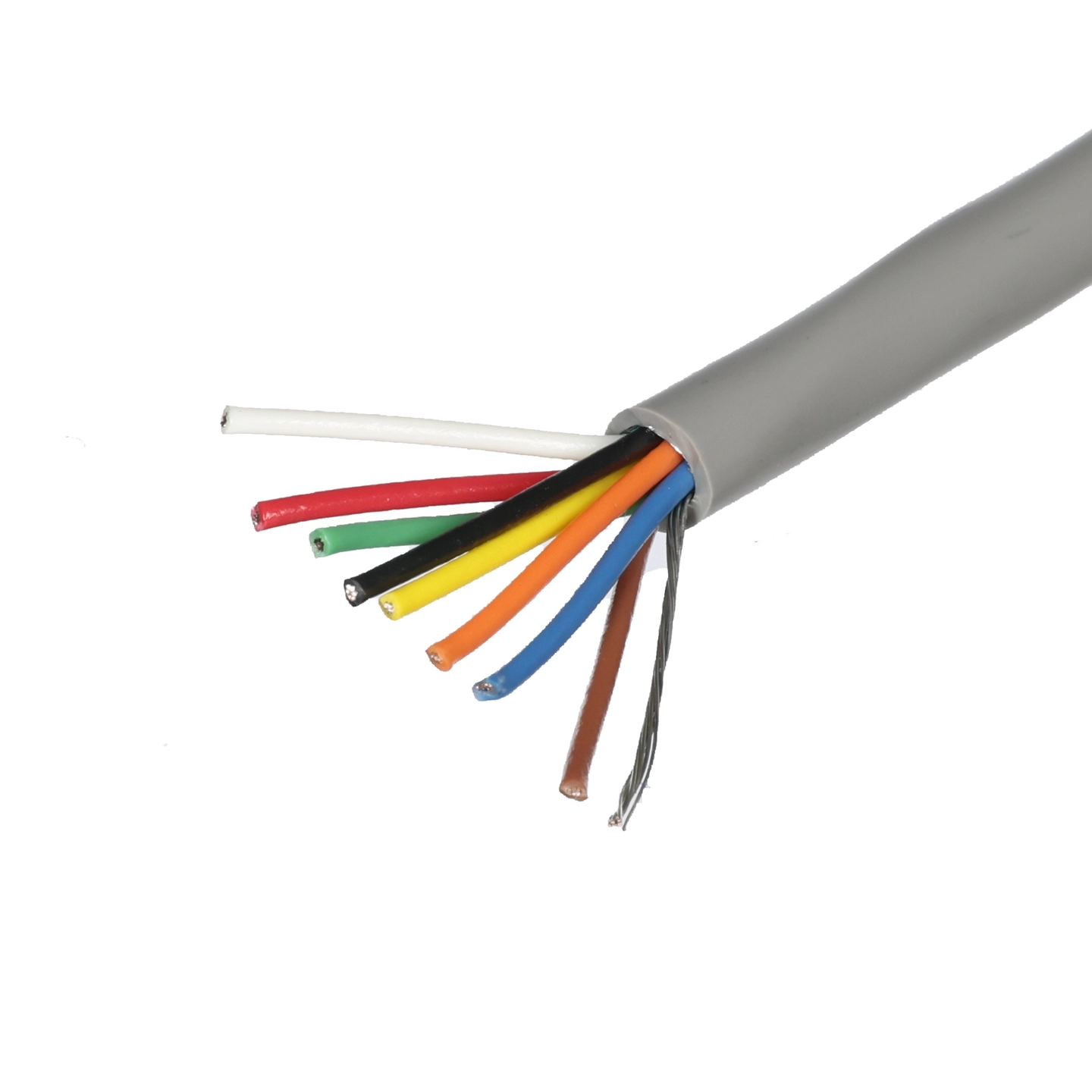Cable/8 Cndct,24Ga,Shielded
