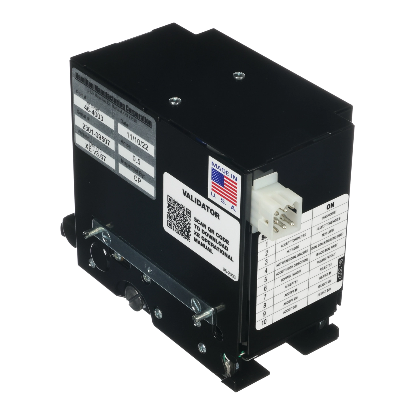 Validator/Xe-Serial 46-4001, 46-4003