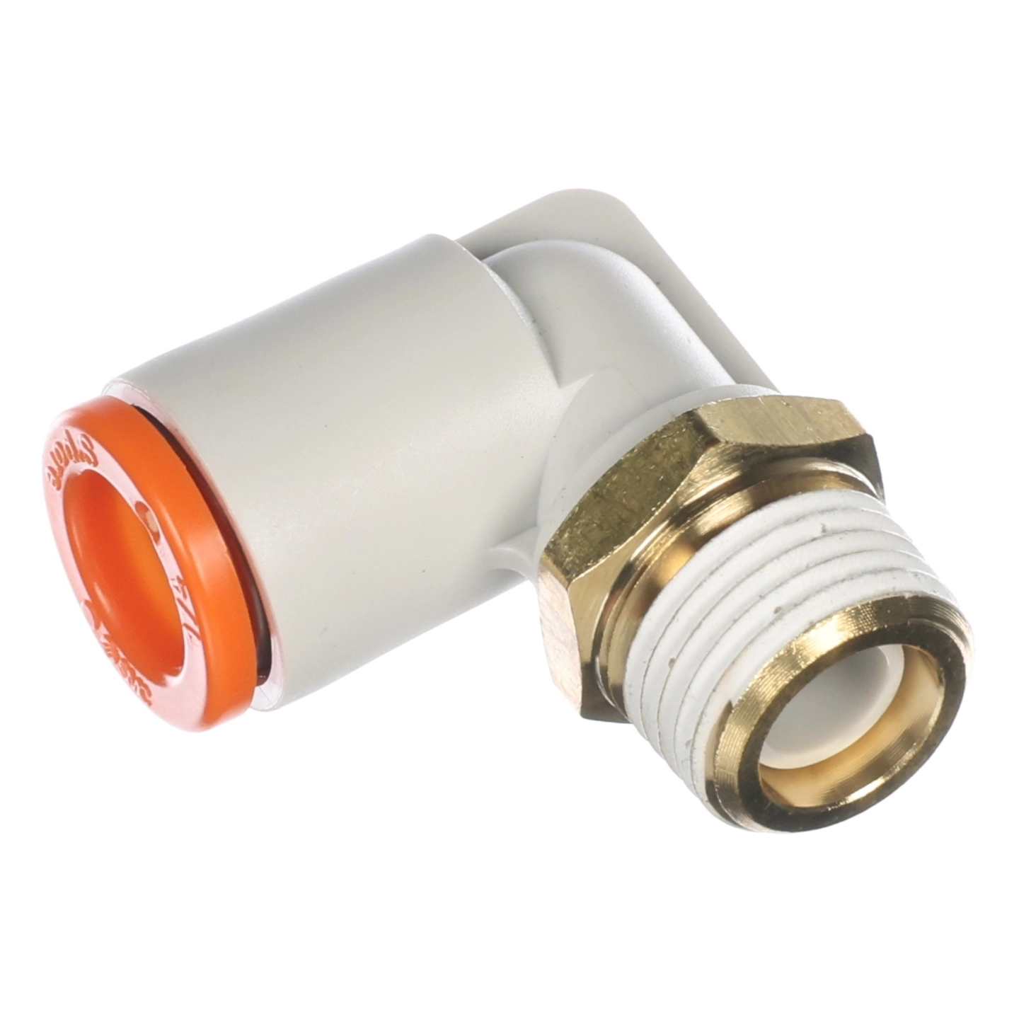 Swivel Elbow Fitting, 1/4" TBE-1/8"NPT