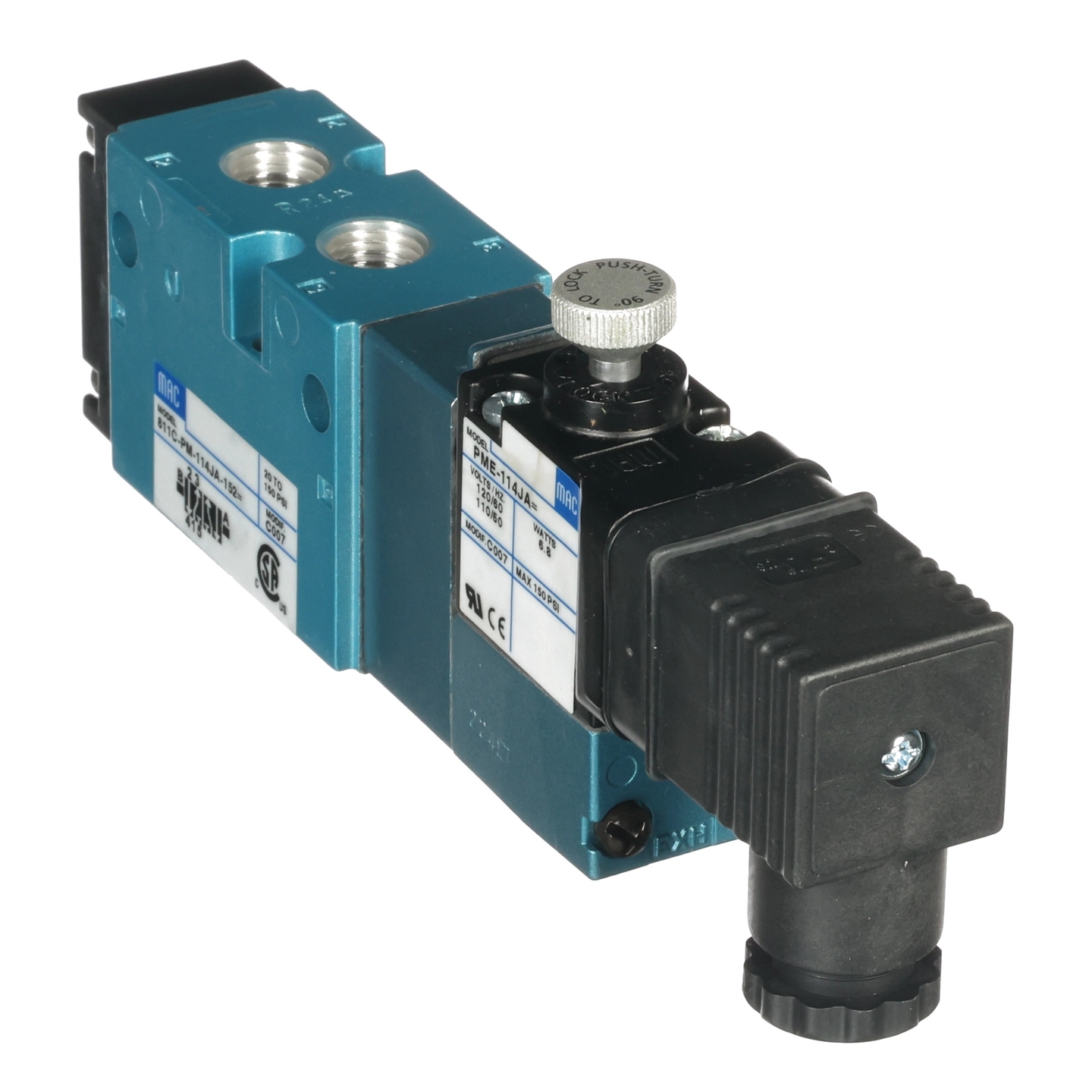 Valve/Sol,4 Way,1/4Npt,120Vac