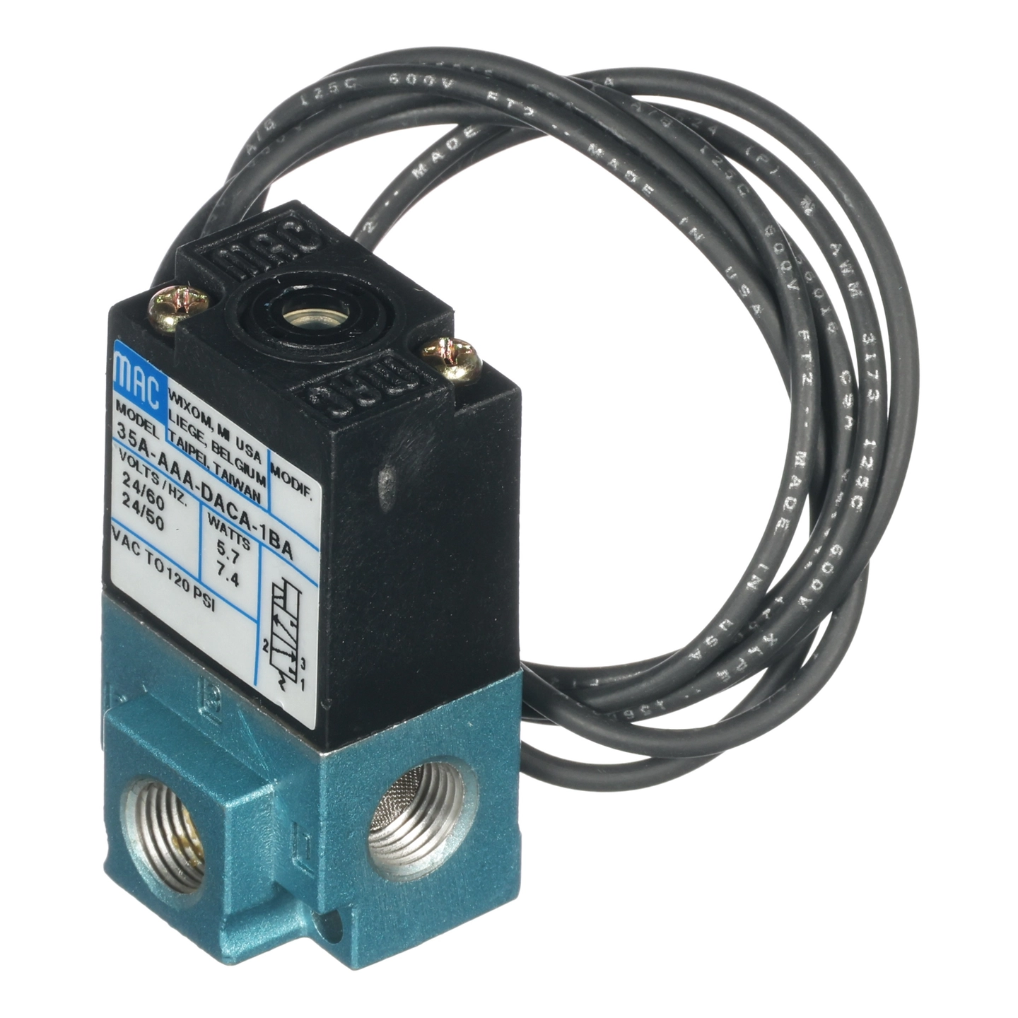 Valve Mac 3 Way 24Vac Dryer Ry 10005138