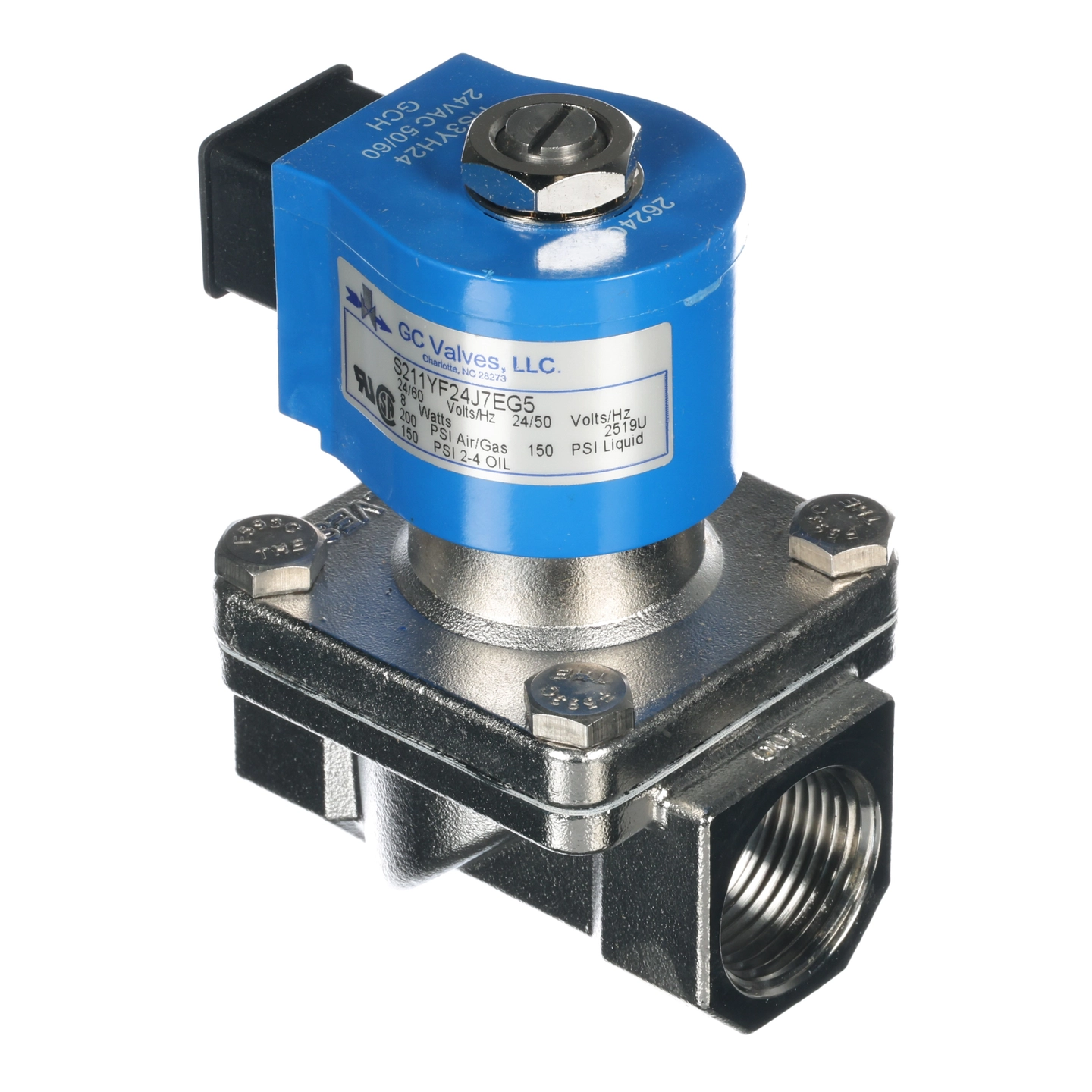 Valve, Solenoid, 2 Way, Nc, 3% 51-0159-XX