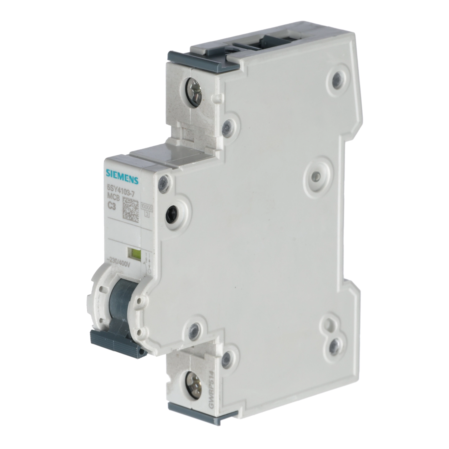 Circuit Breaker,1P,3A,C Curve, 5SY4103-7
