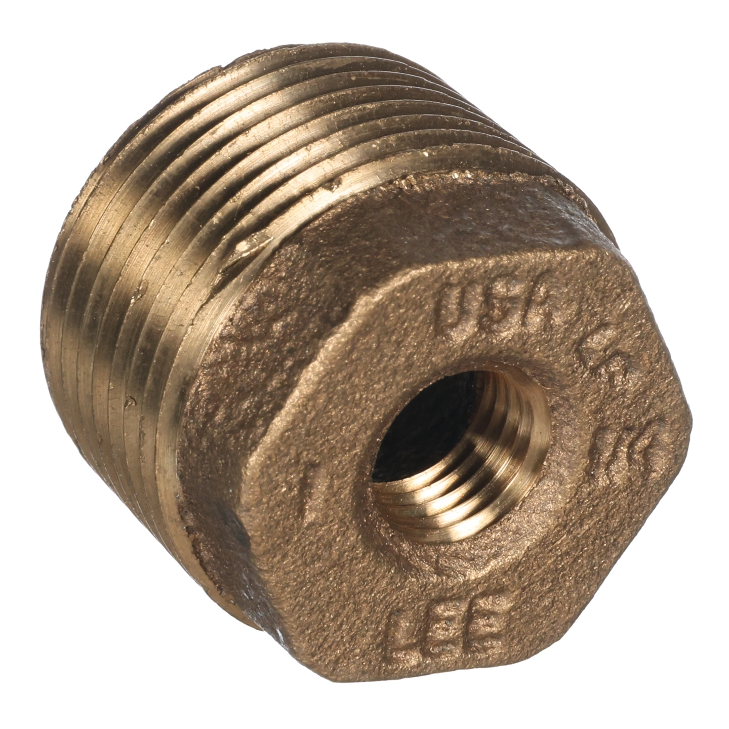 Fitting,Brass,Bushing,Hex,1"Mn BRB-16-4