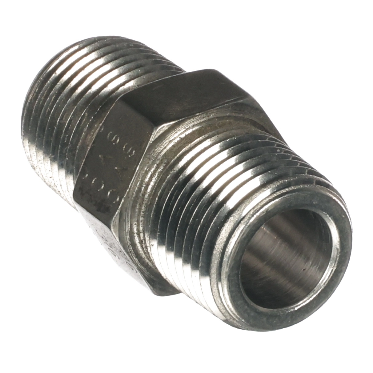 Nipple/Hex,3/8Npt,Sst
