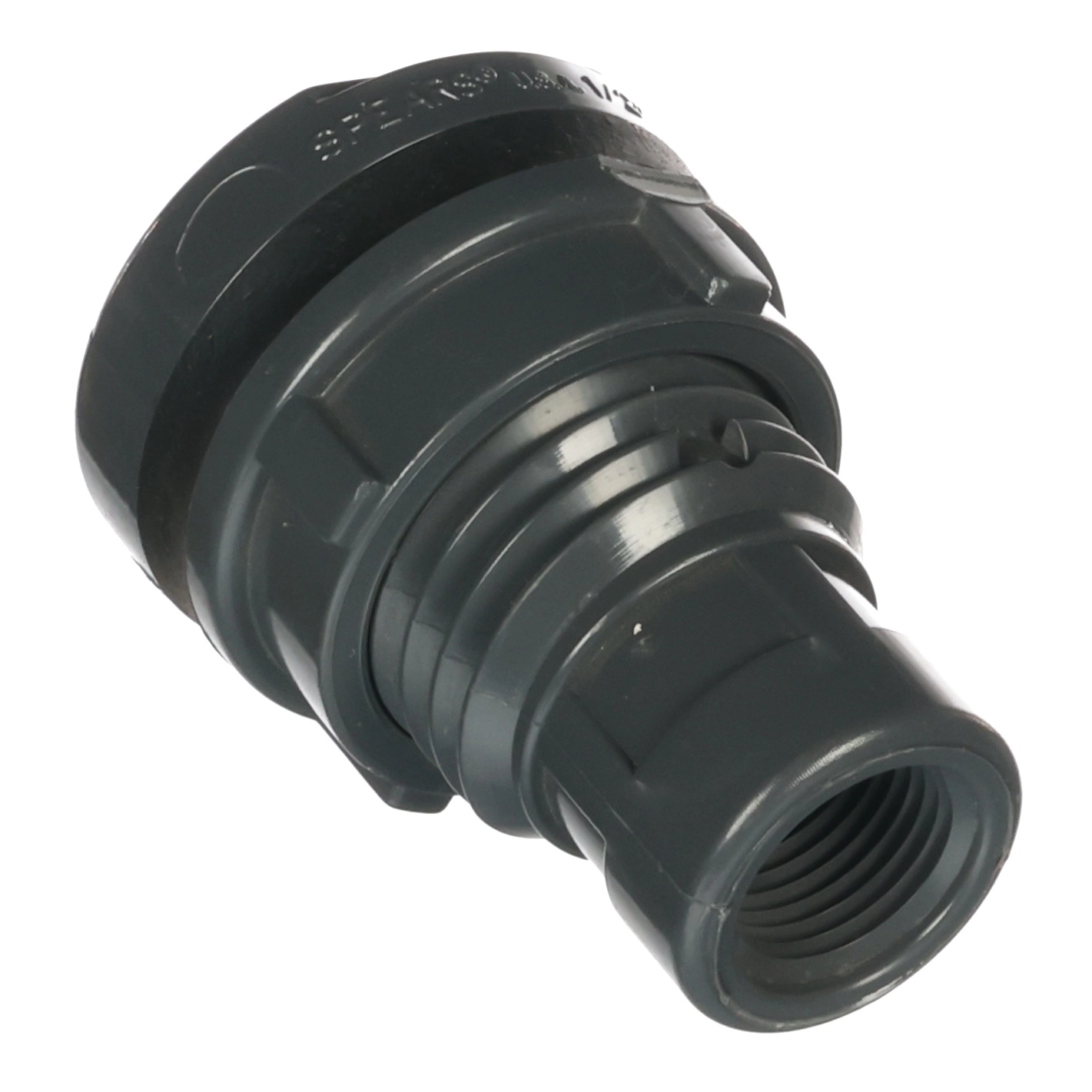 Fitting/Bulkhead,1/2"Npt,Pvc