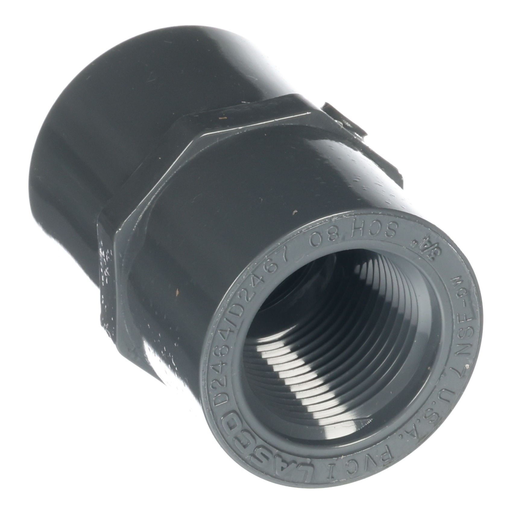 Coupling/Pvc80,3/4"Fptx3/4"Fpt