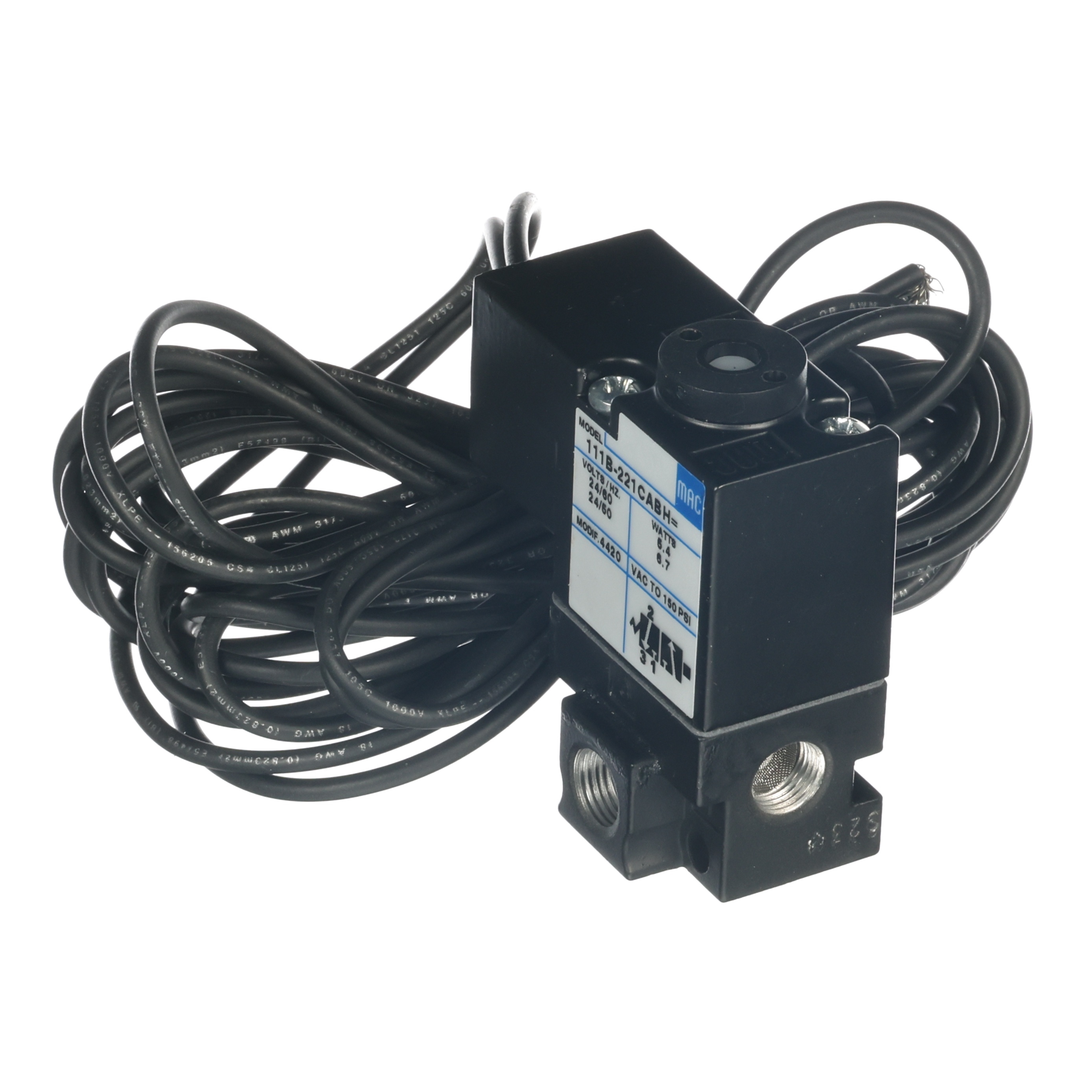 Solenoid Valve – 150 PSI, 24V, 3Wire, 96", V
