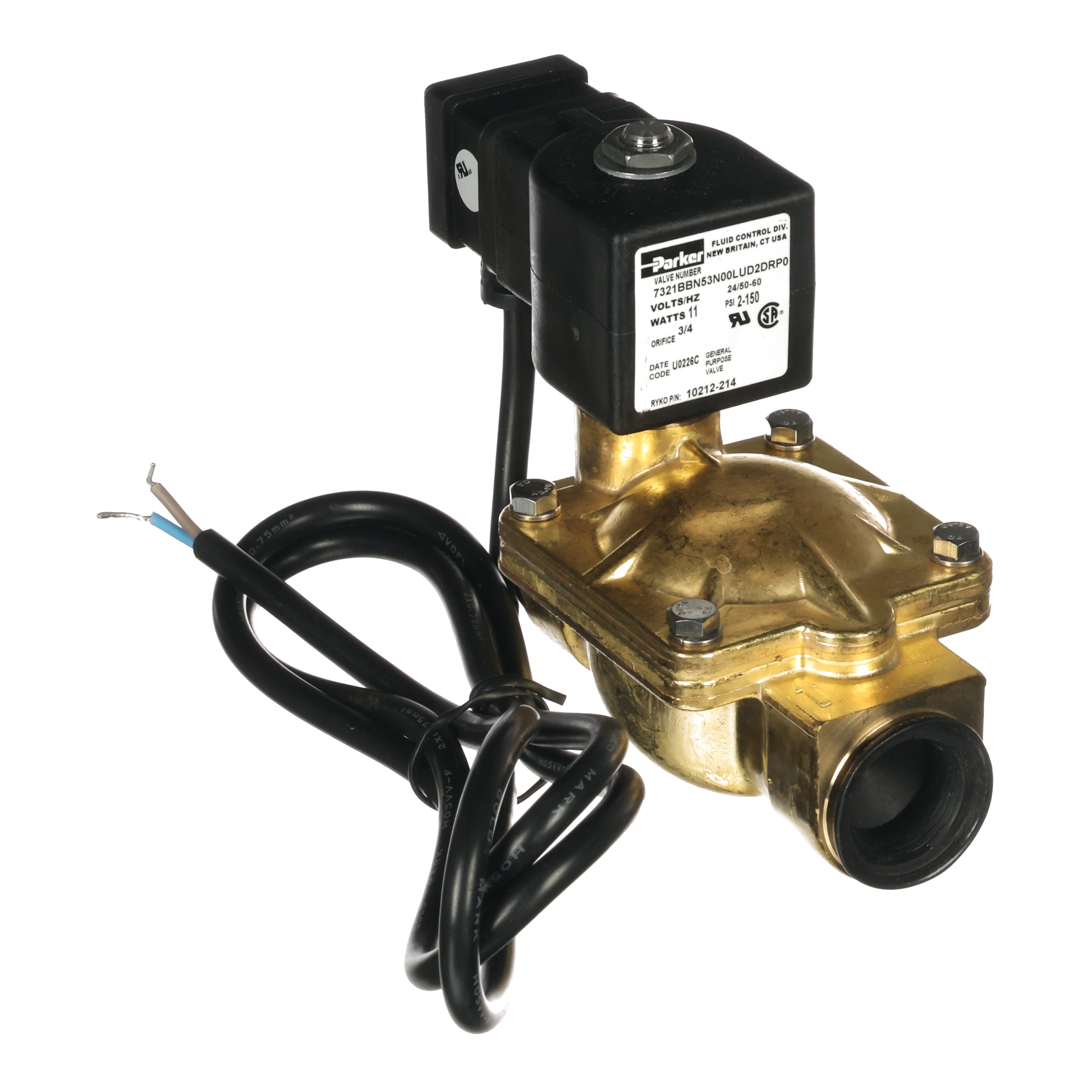 WATER VALVE, 3/4"