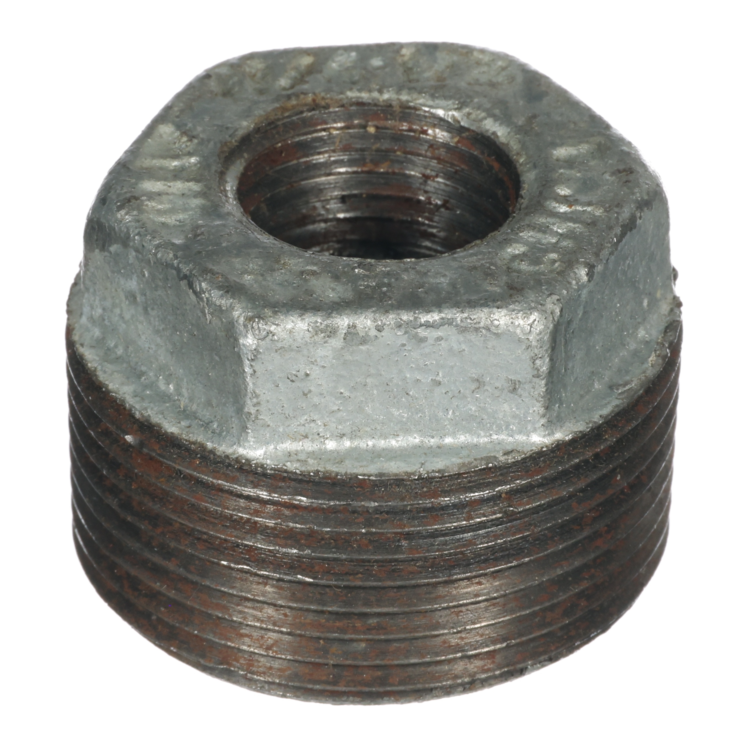 Galvanized Bushing Reducer – 1.25 x 1/2" Hex