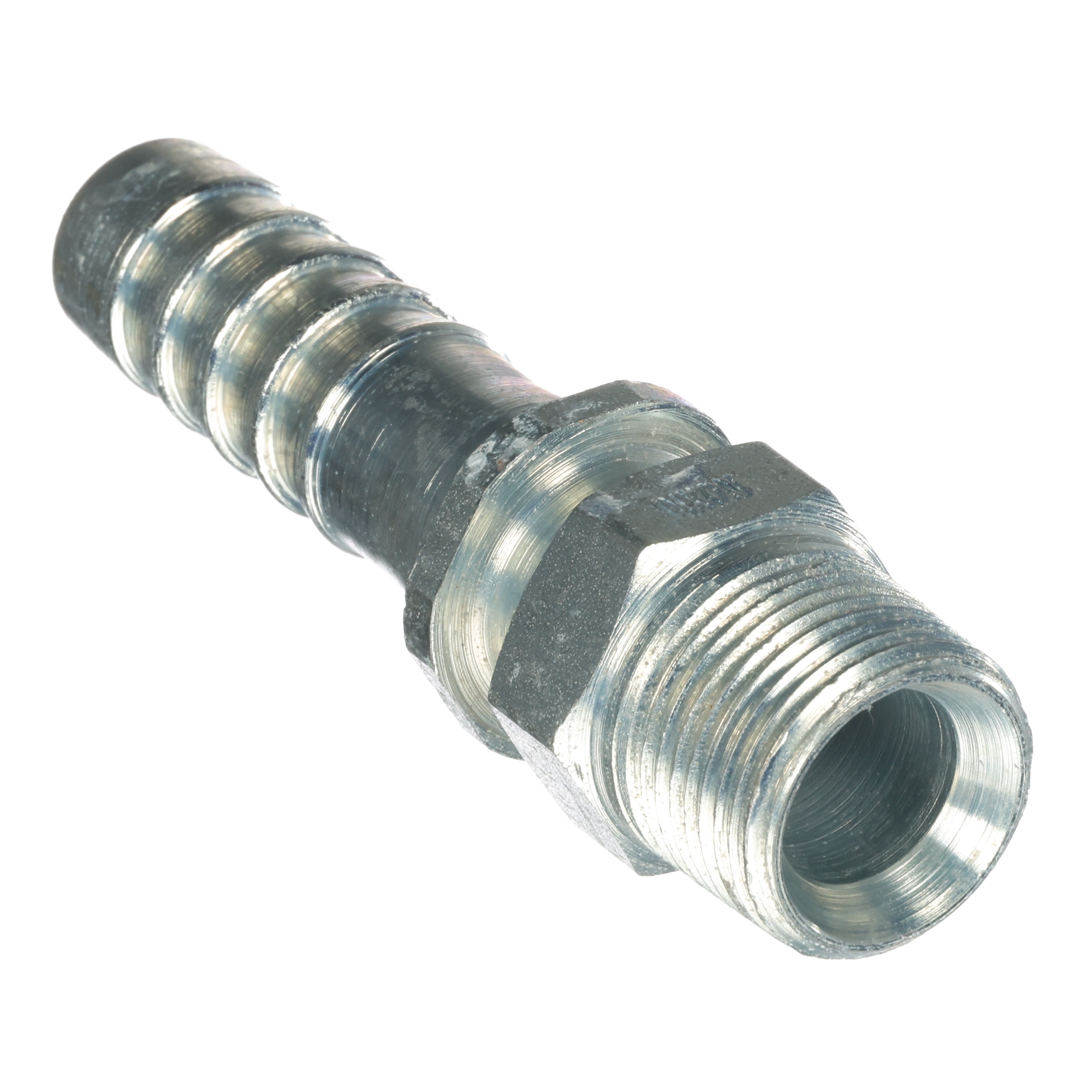 Hose Barb – 3/4" H x 3/4 MPT, Plated Steel