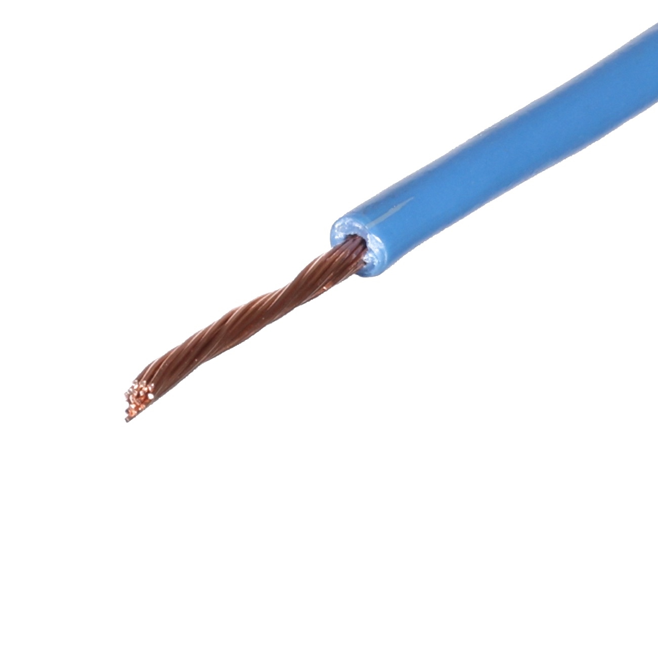 WIRE/STRANDED,18GA,BLUE