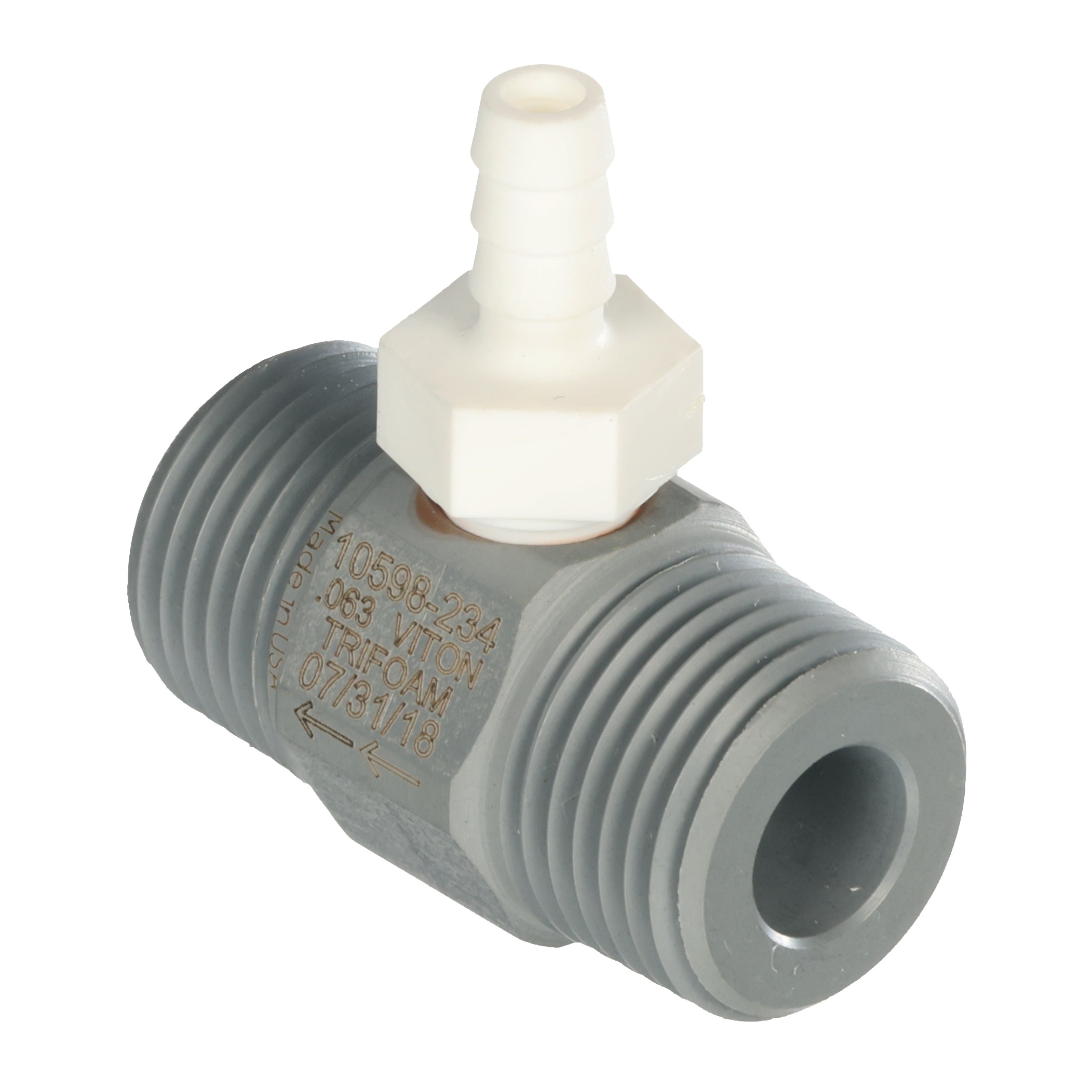 Injector Valve – 1/2" .063 Orifice, PVC