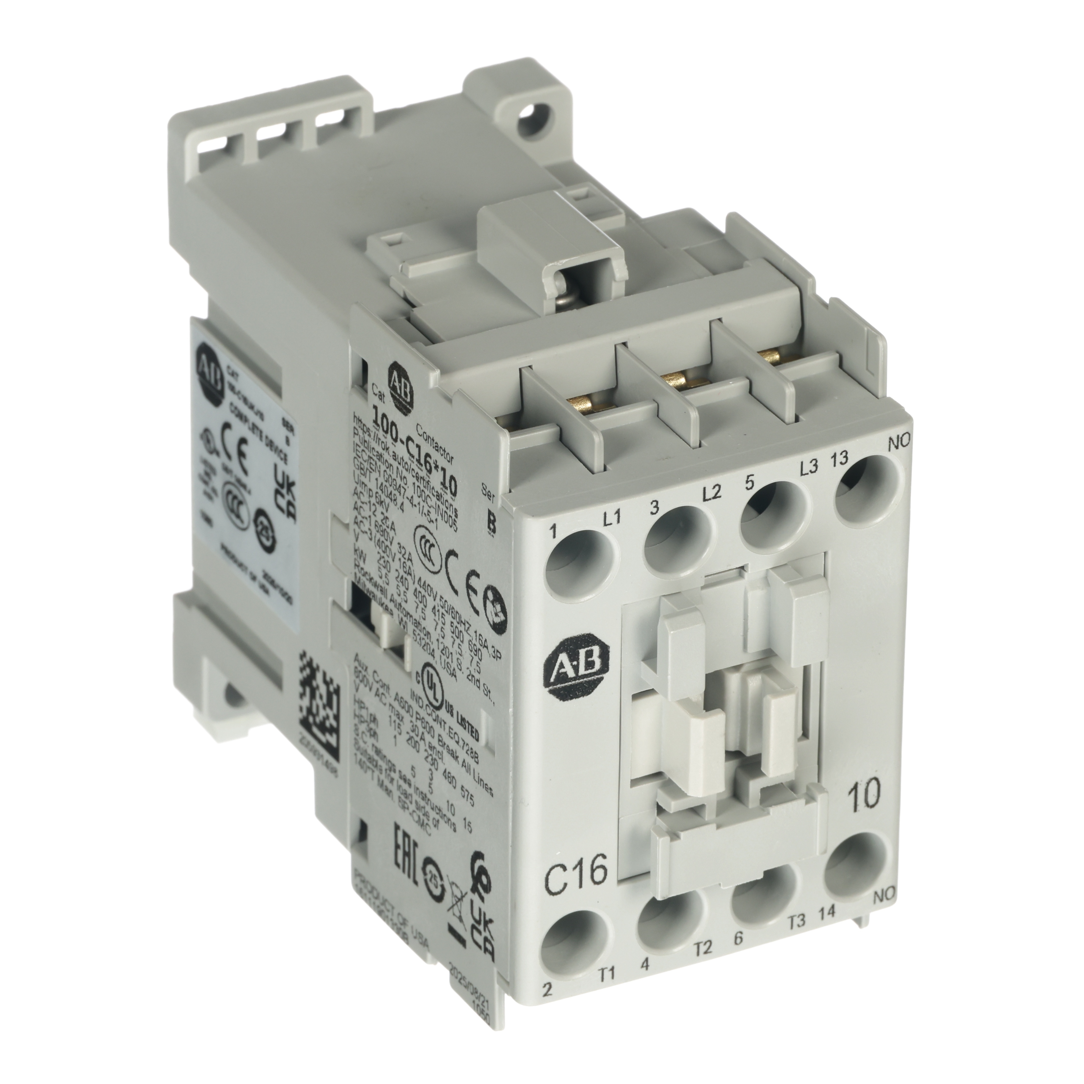 CONTACTOR/3 POLE,24V,16AMP
