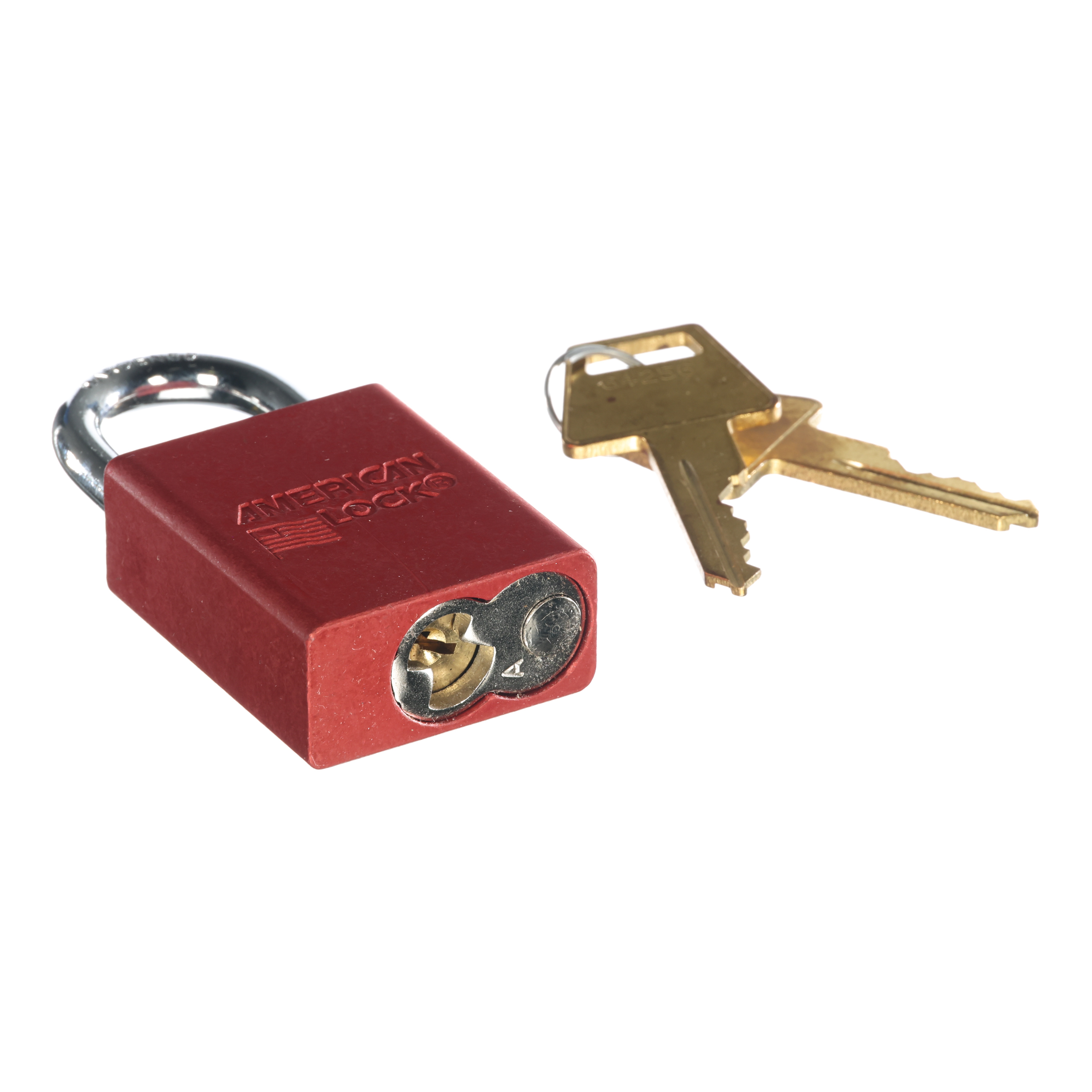 PADLOCK/KEYED ALIKE,RED