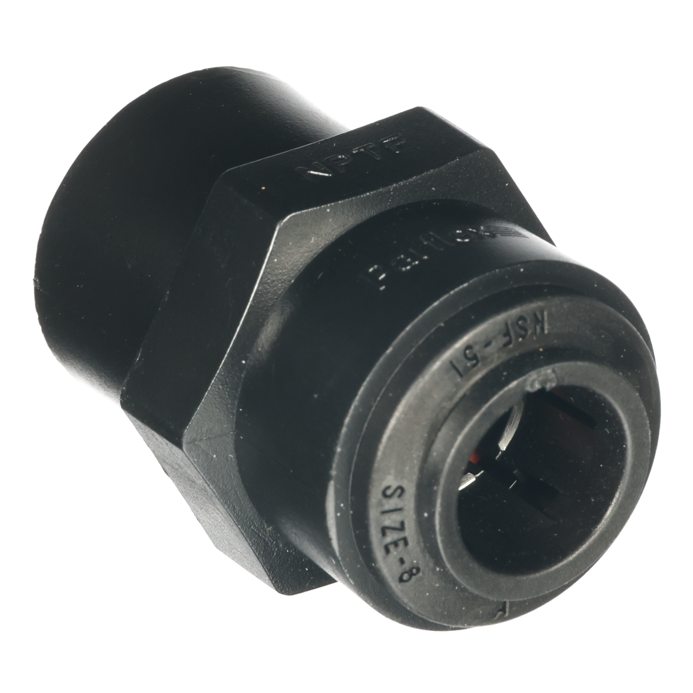 Connector/Push,1/2Tubex3/8Fpt