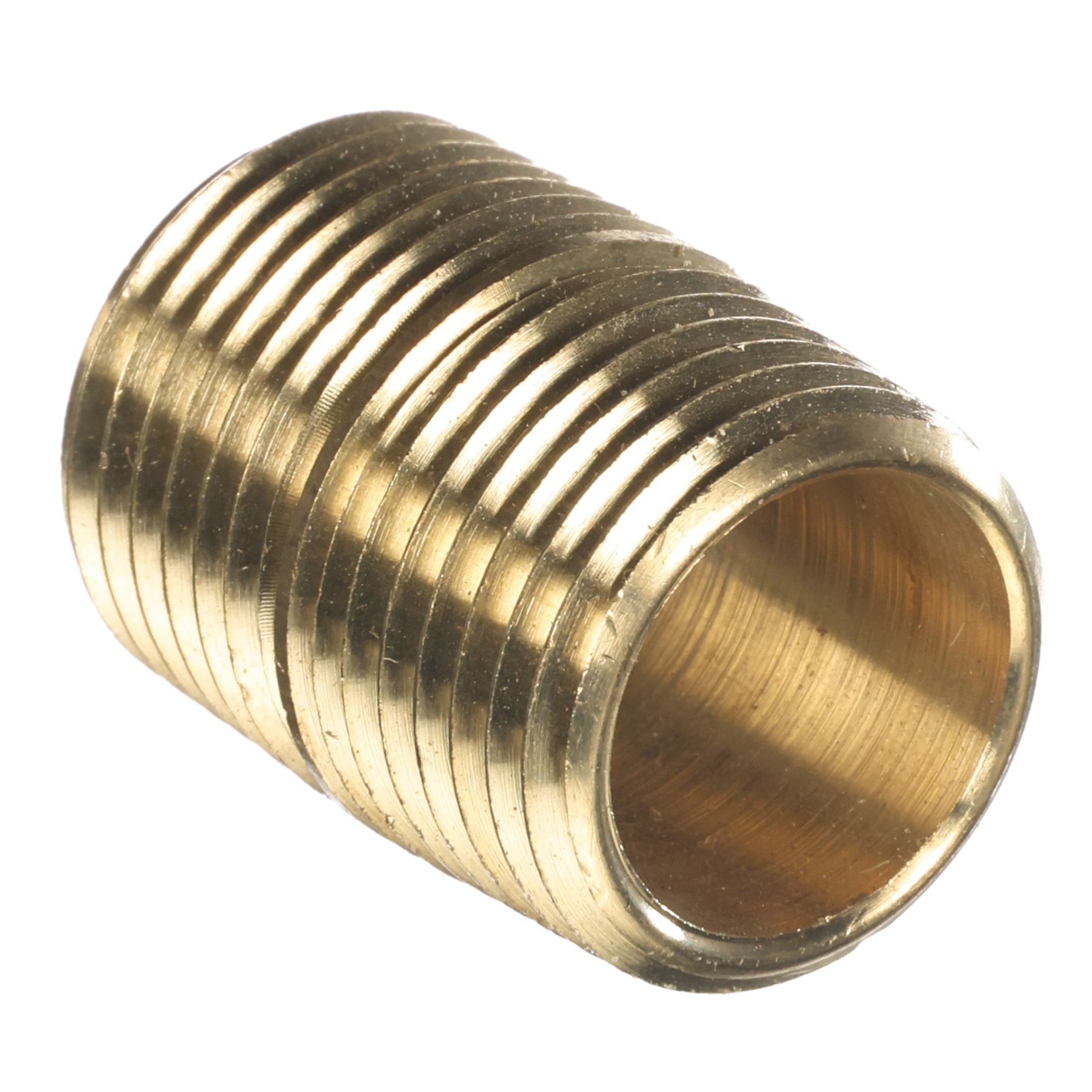 Brass Nipple, 1/2" x Close
