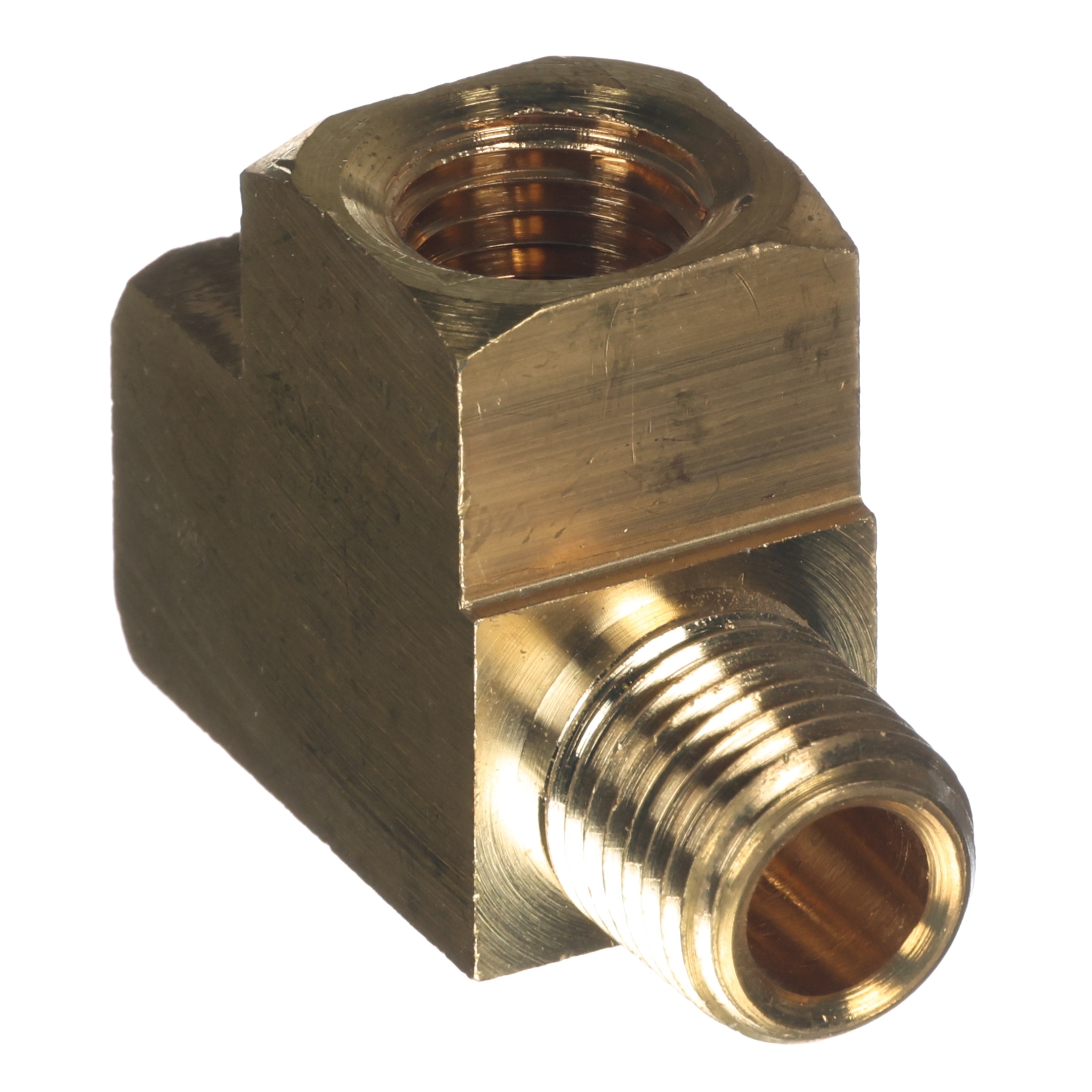 Brass Tee – street – 1/4"