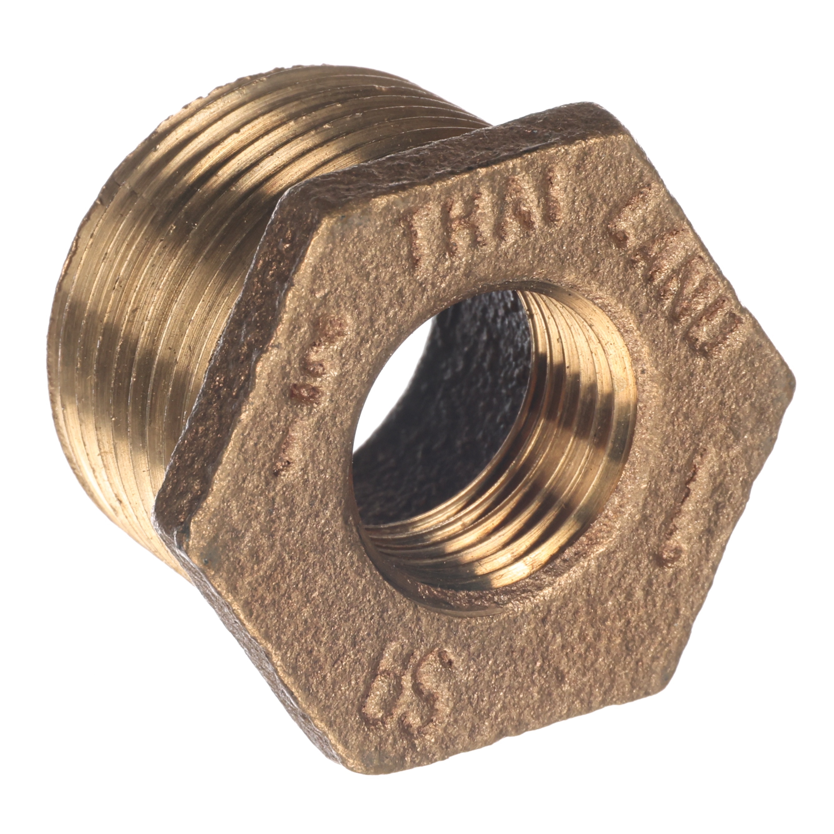 BUSHING/RDCR,HEX,BRS,1"x1/2