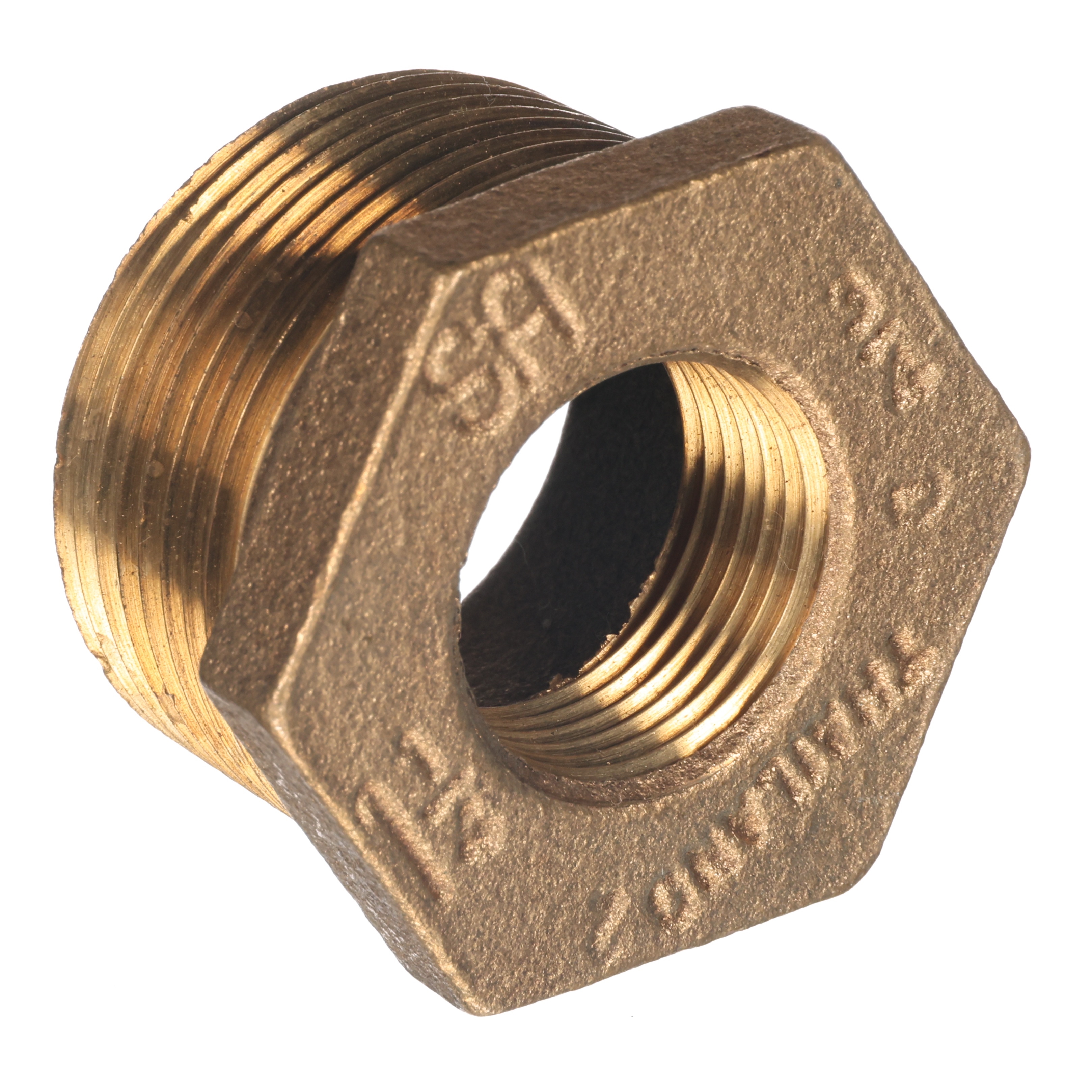 BUSHING/RDCR,HEX,BRS,1-1/4x3/4