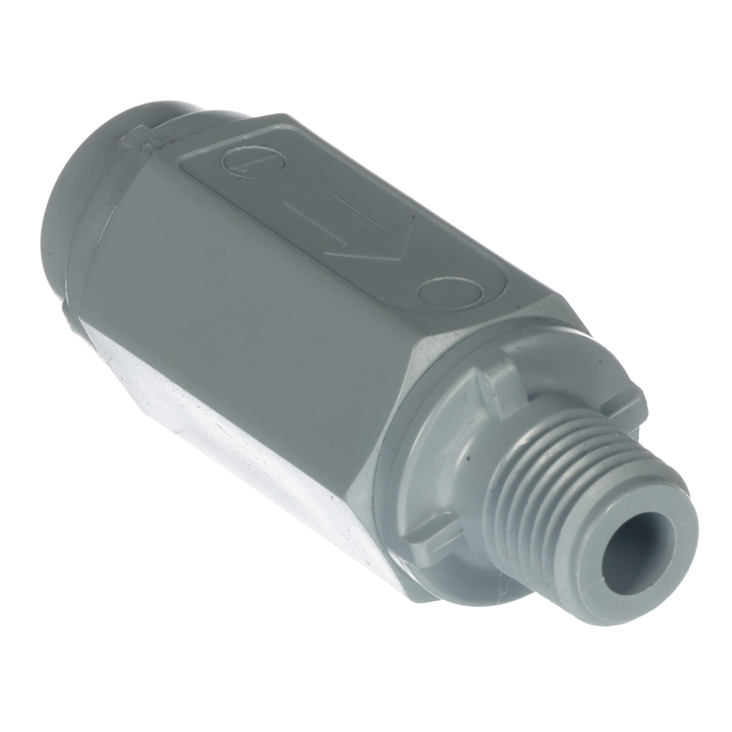 1/4" FPT x 1/4" MPT PVC Check Valve