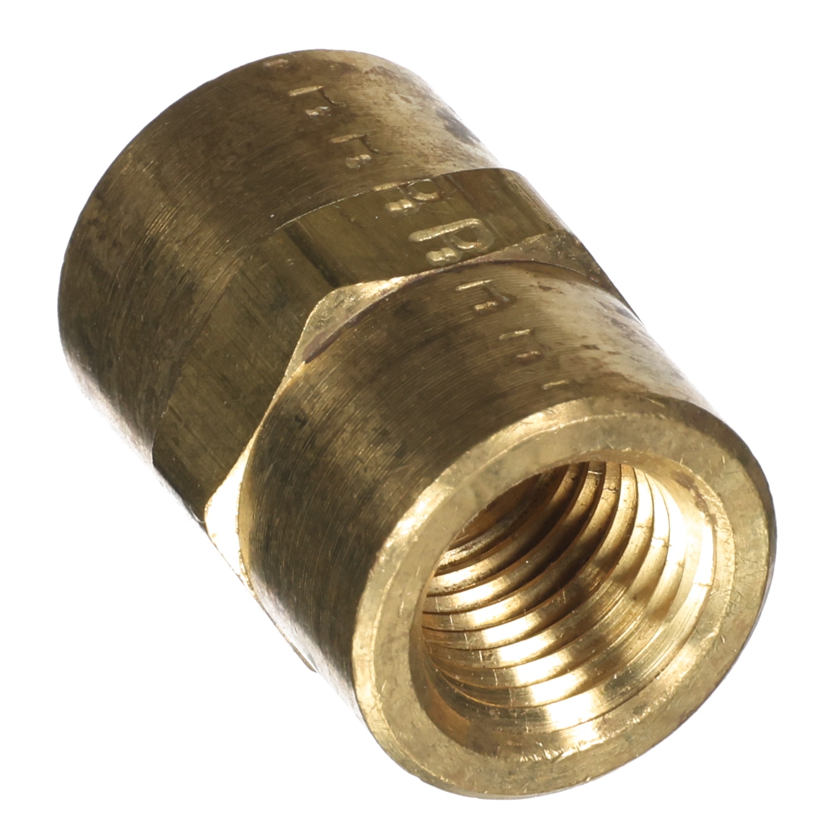 Brass Coupling – 1/4" FPT, HEX