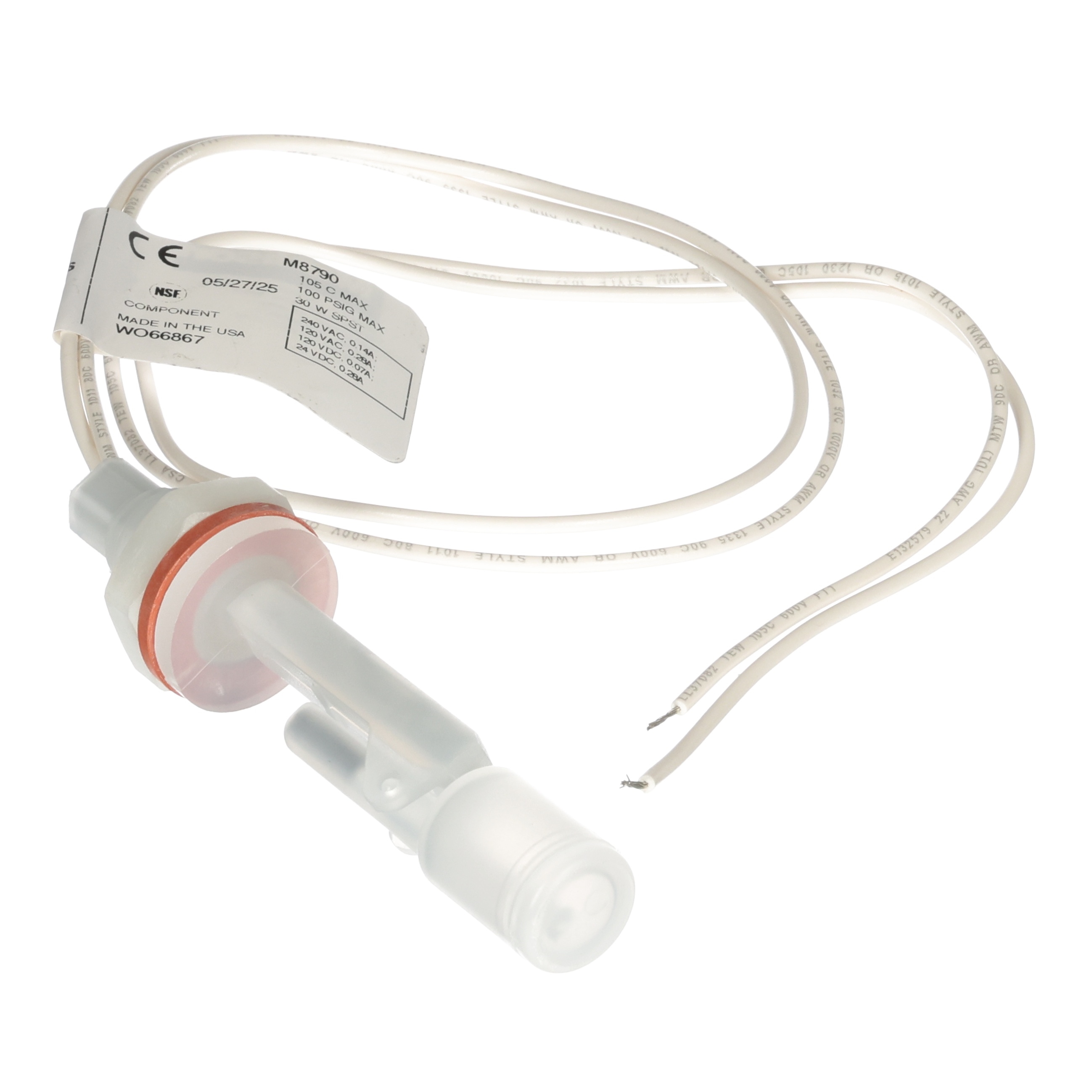Float Switch, Side Enterance Grommet