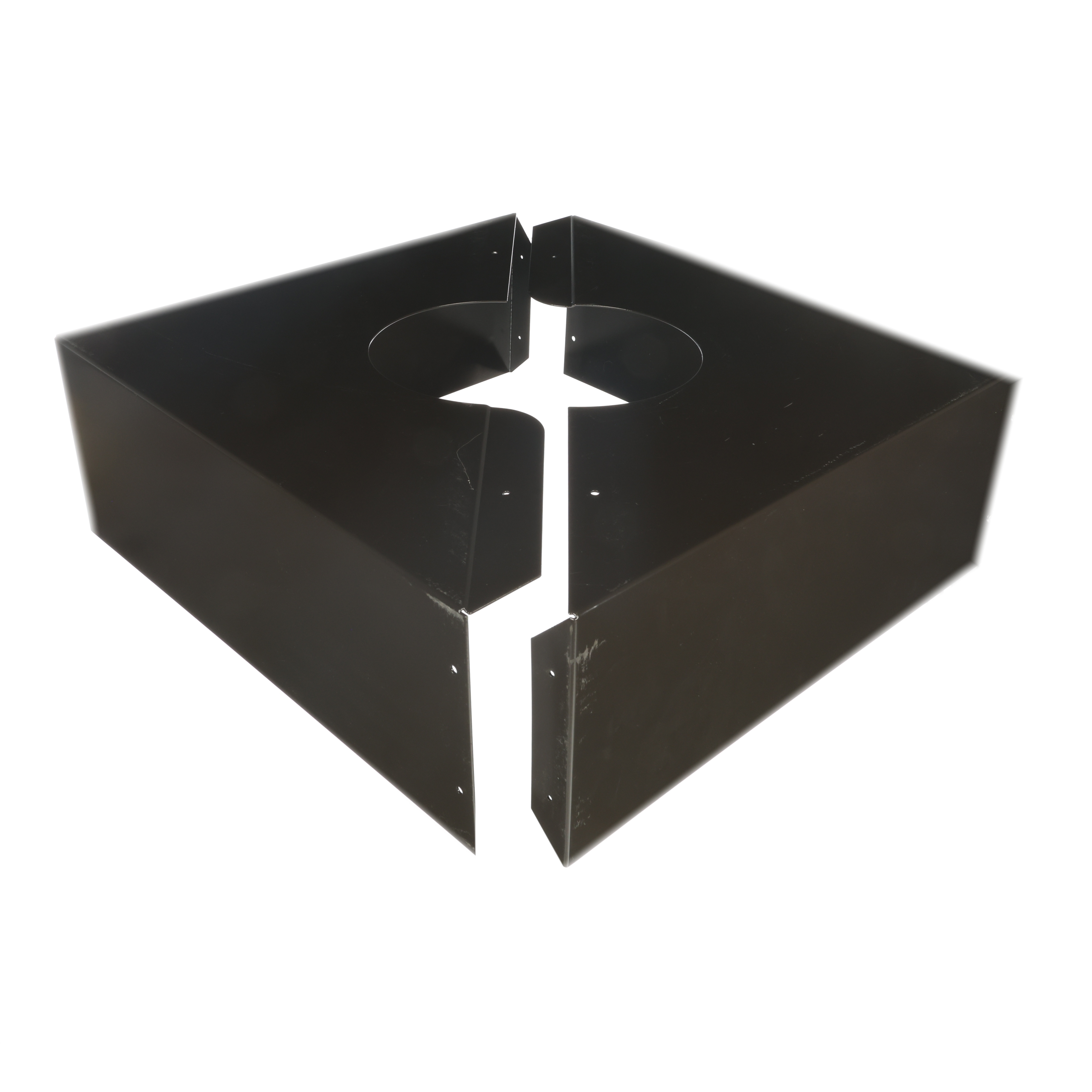 BASE COVER, KIT W/ HW, FITS AROUND 16" BASE, 6"T X 6-3/4" ID, 1 PIECE, SIDE PANEL