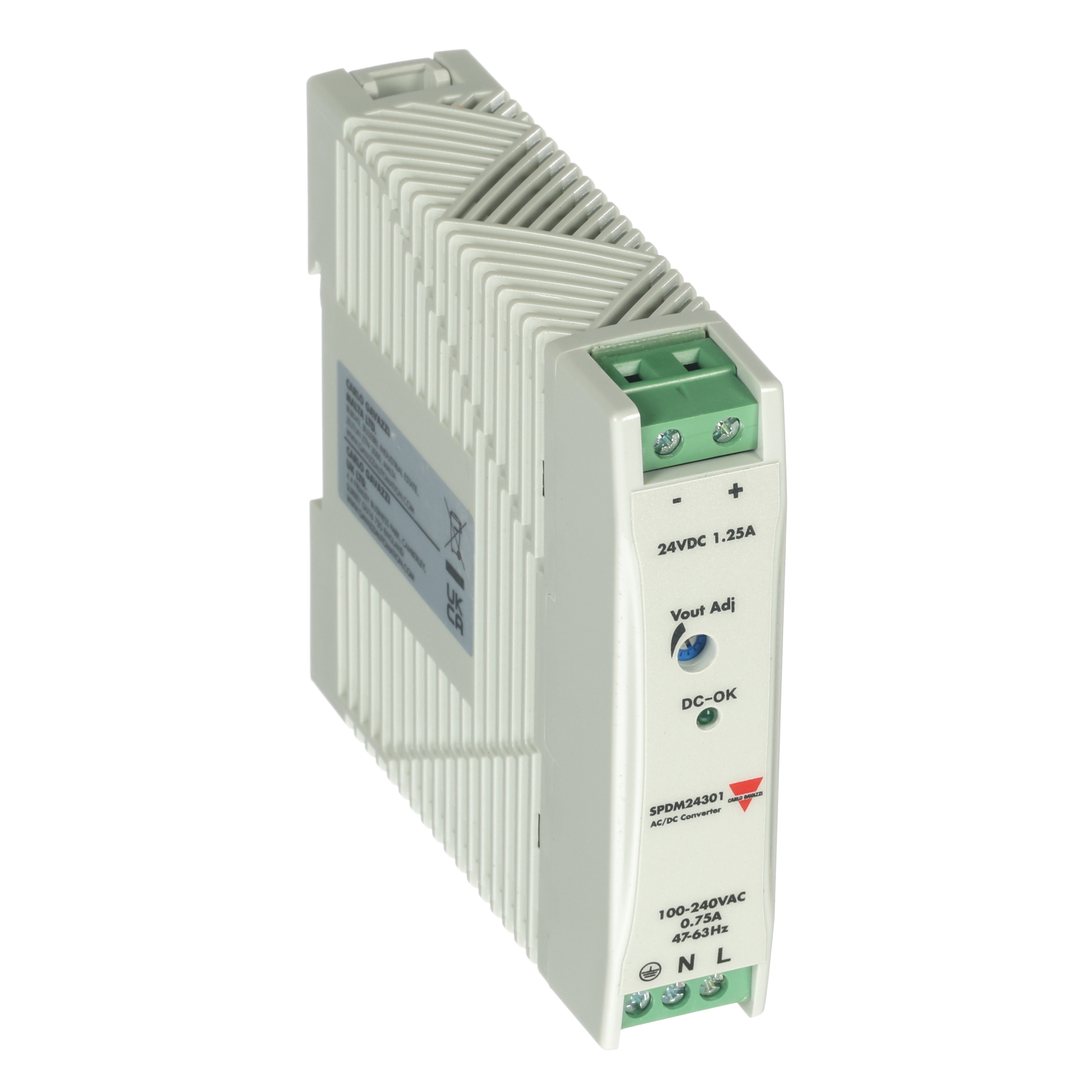 Power Supply/24Vdc,Track Mount