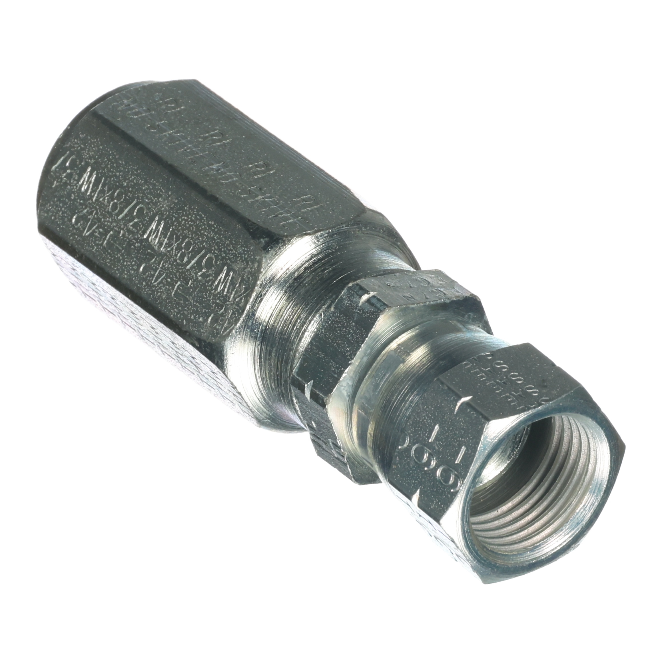 Hose Fitting – 3/8" SAE Swivel, Reusable