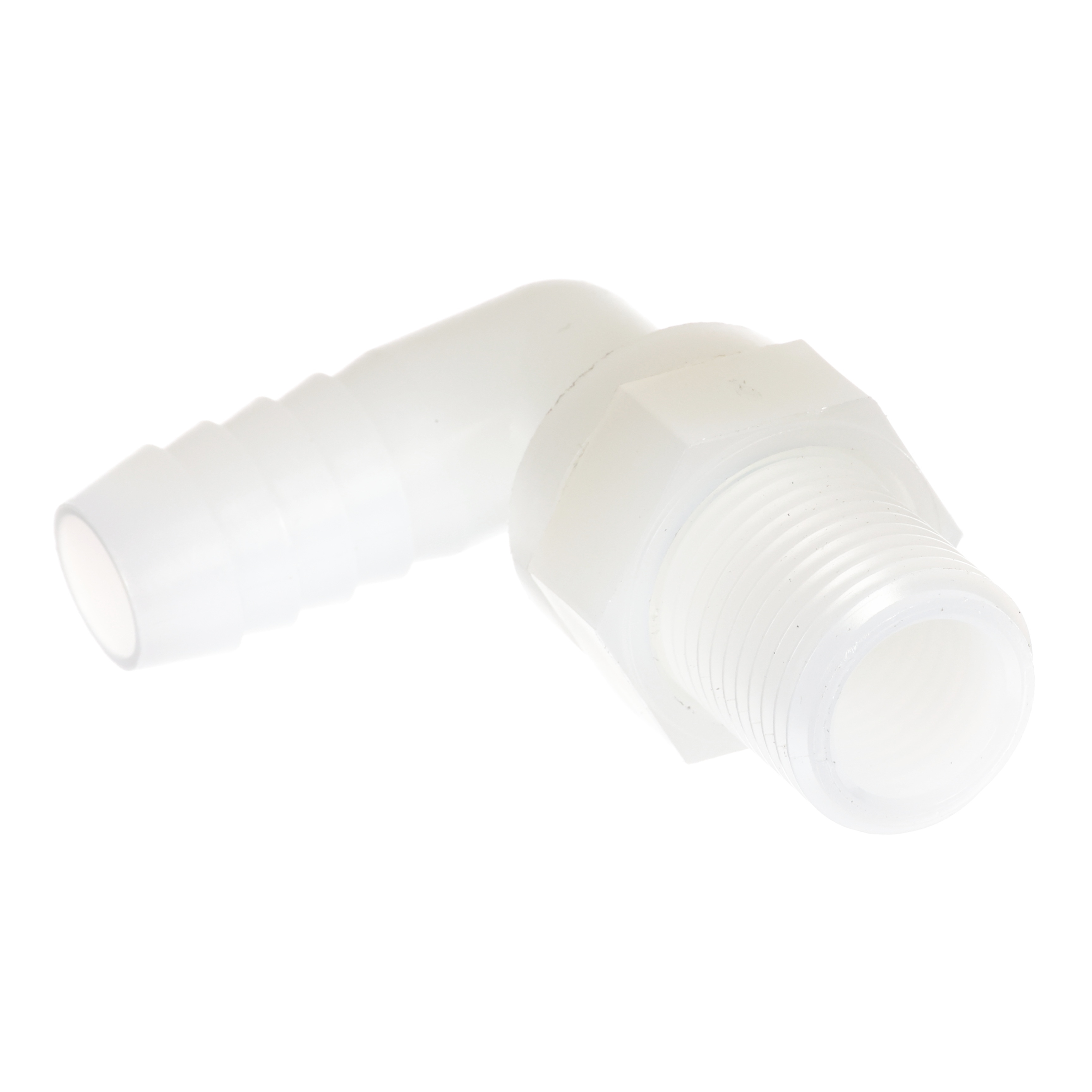 Bulkhead Nozzle Body Elbow, 1/2" Nylon