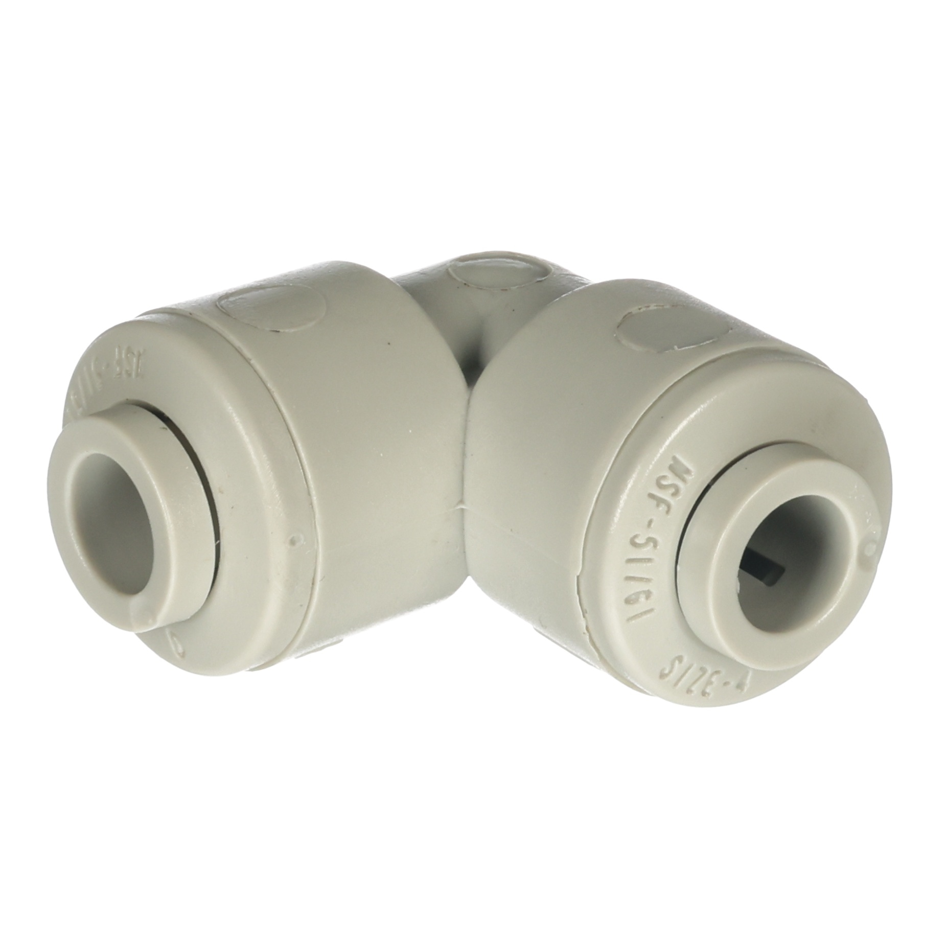 ELBOW/UNION,PLS,1/4TUBE,P-LOCK