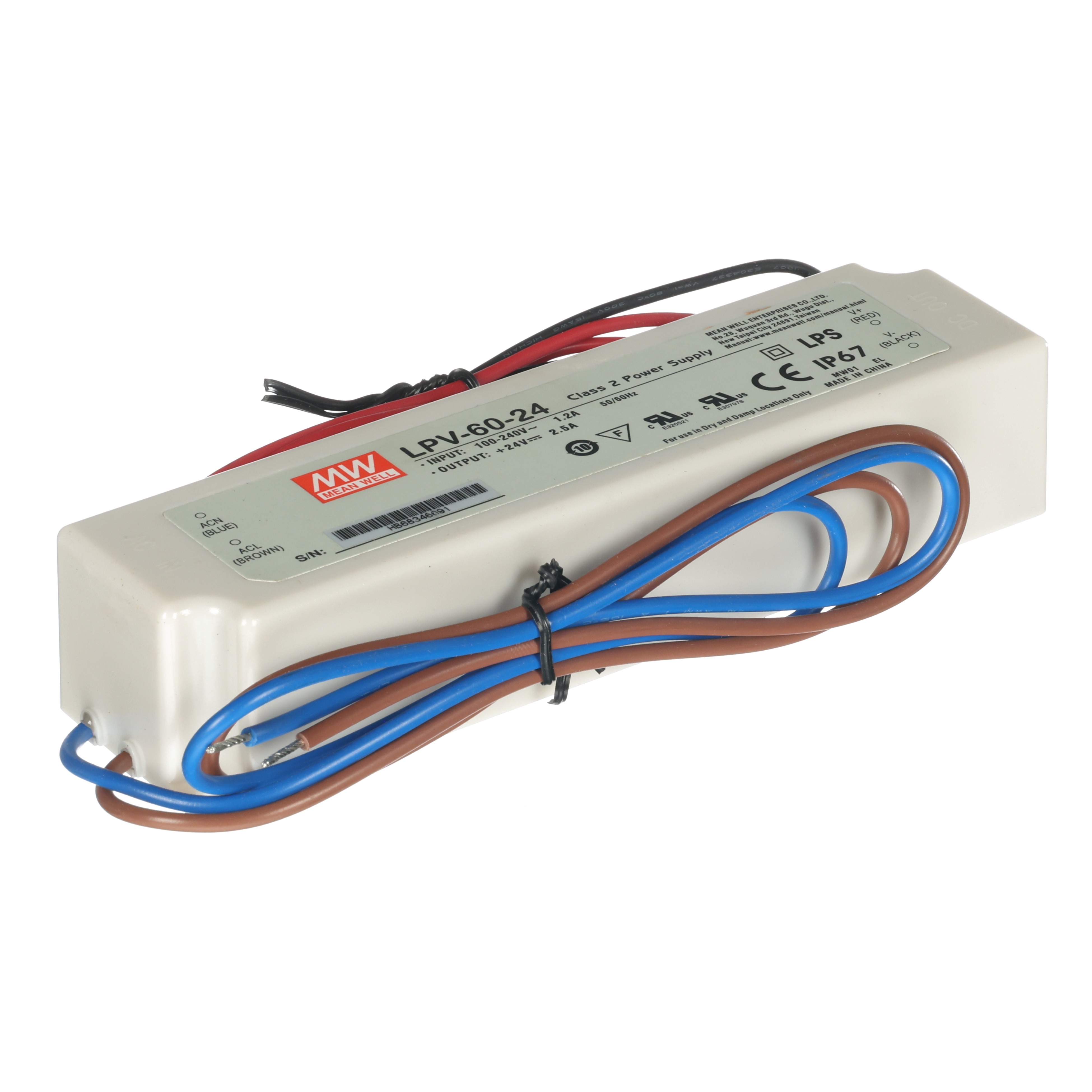 Power Supply – 24 VDC, 60 Watt