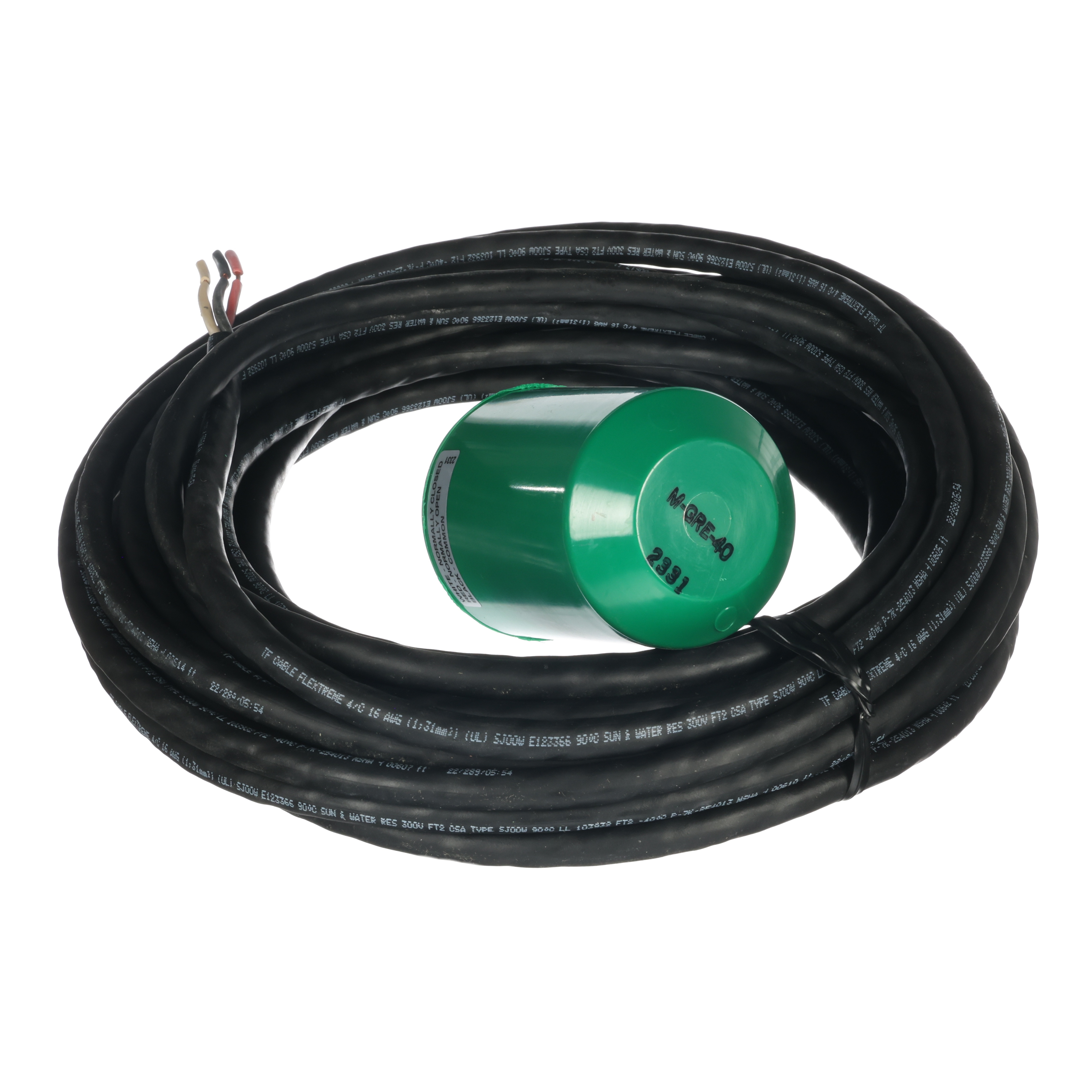 3 Wire Float Switch - Green (MGRE40)