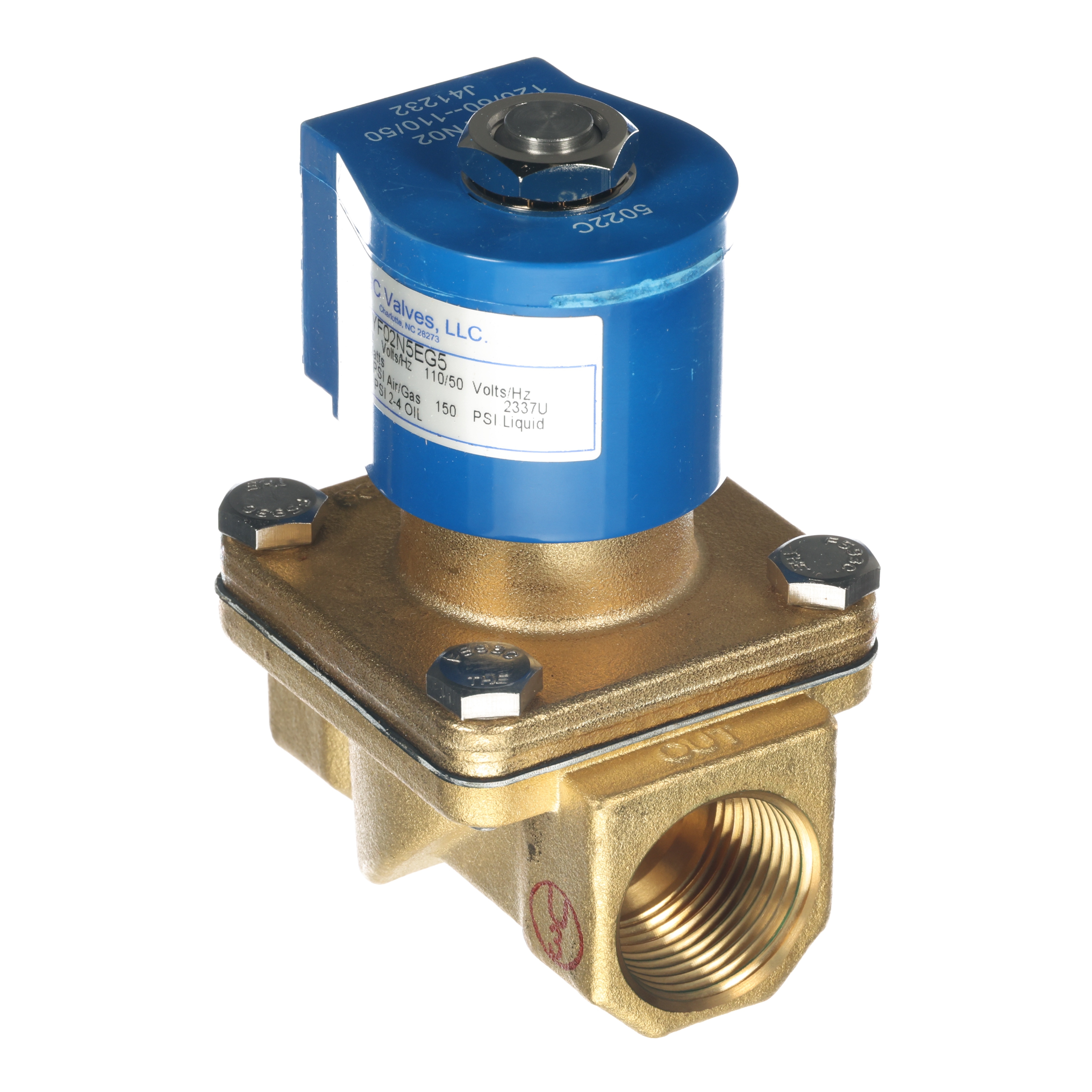3/4in BRASS N.C. VALVE 110V DI (S211YF02N5EG5)