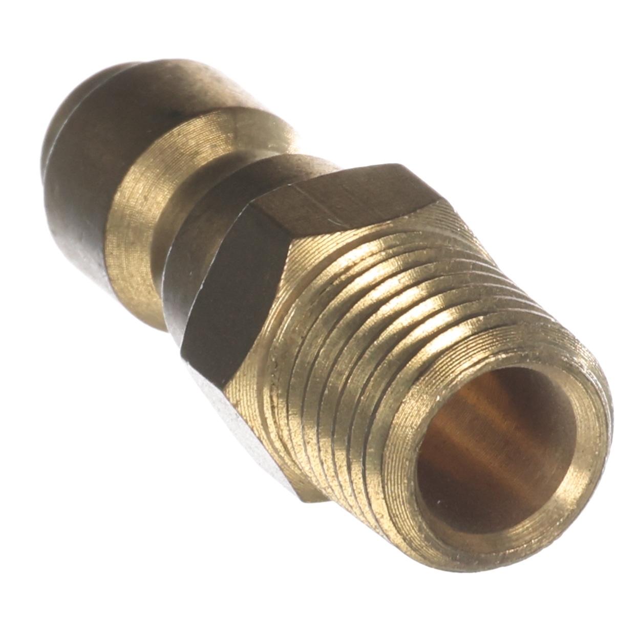 Quick-Disconnect Plug Brass 1/4in MPT