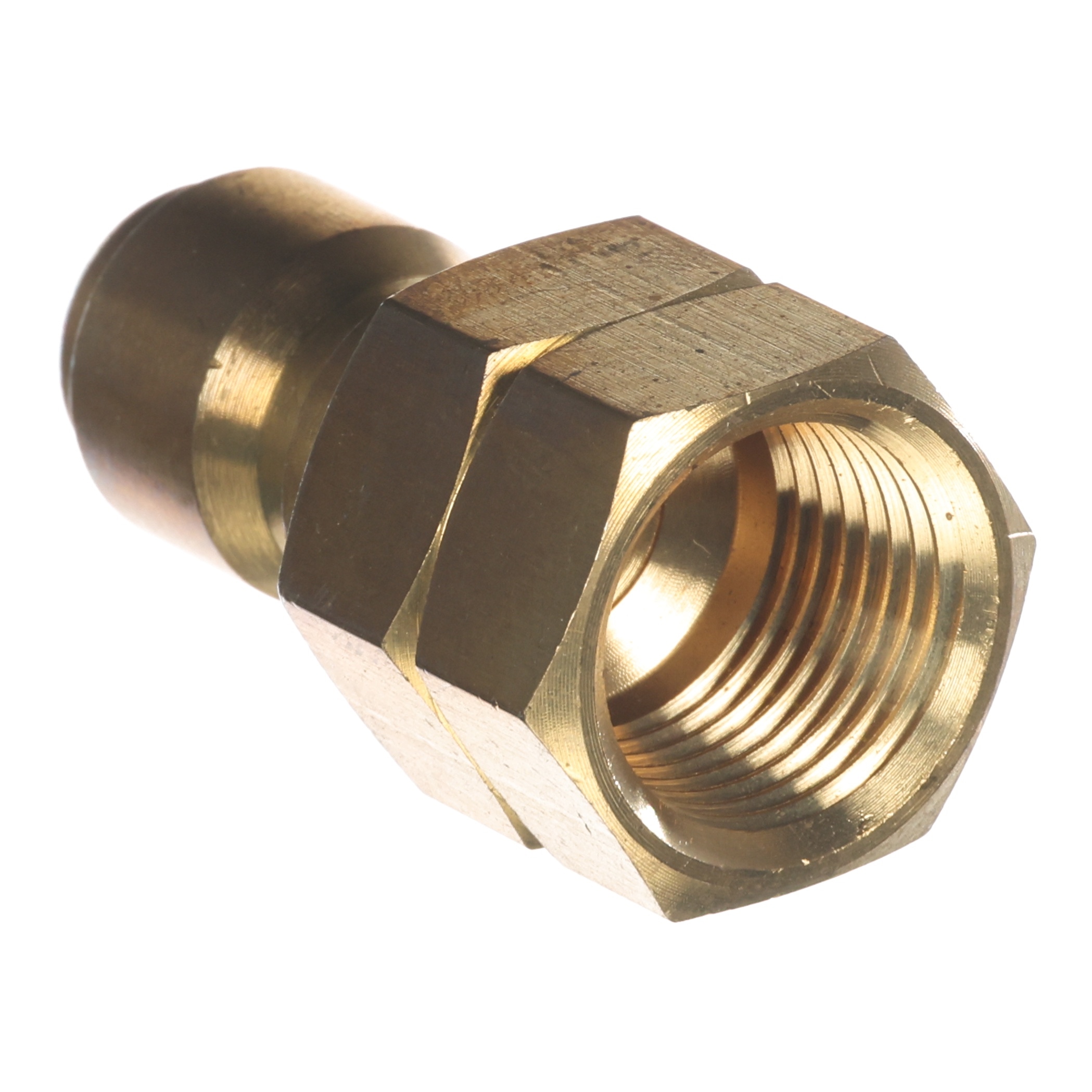 Quick-Disconnect Plug Brass 3/8in FPT