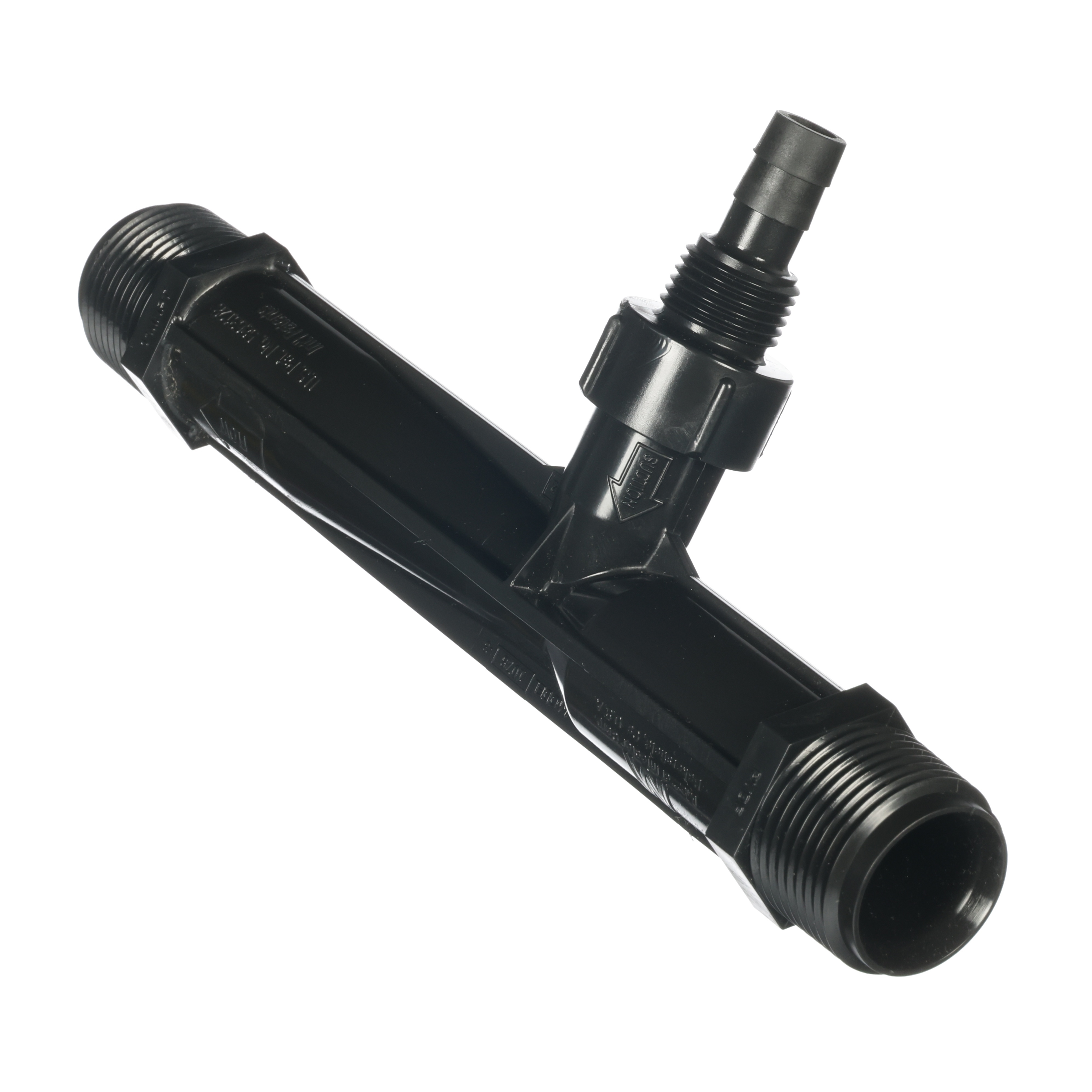 1in MAZZEI INJECTOR BLK KYNAR (6031.54)