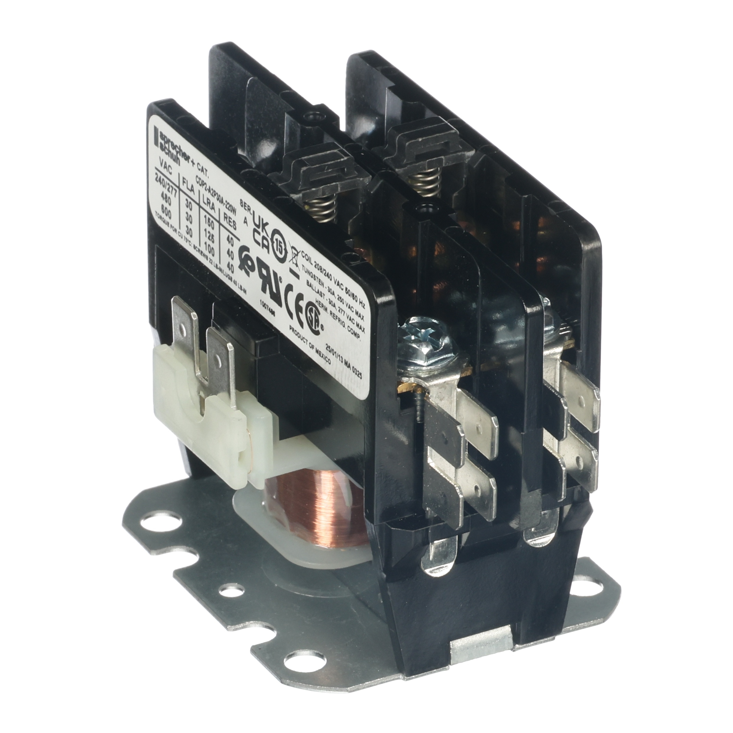 30A DP CONTACTOR 240V COIL (CDP2-A2P30A-220W)