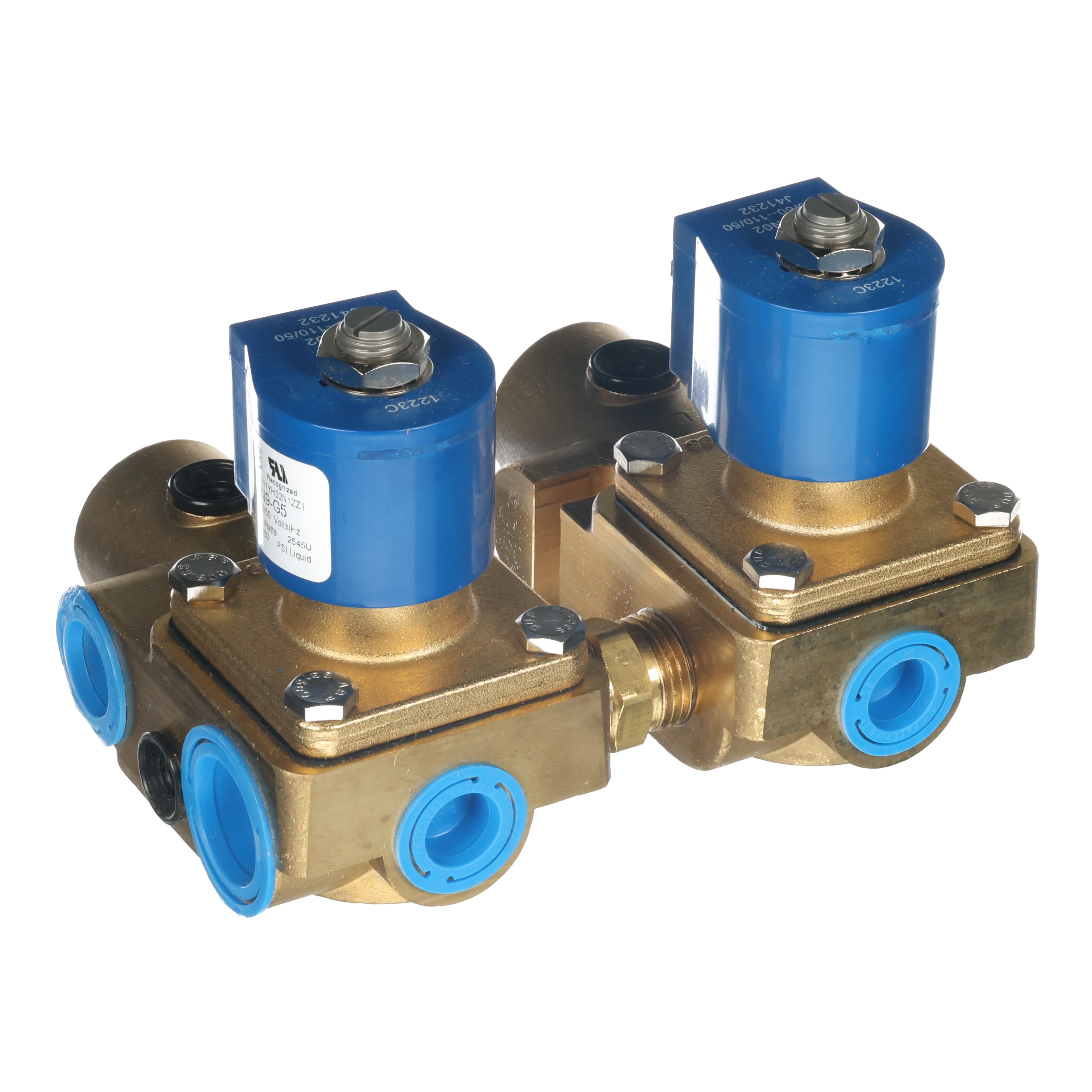 Valve/Block,Dual C,Brass