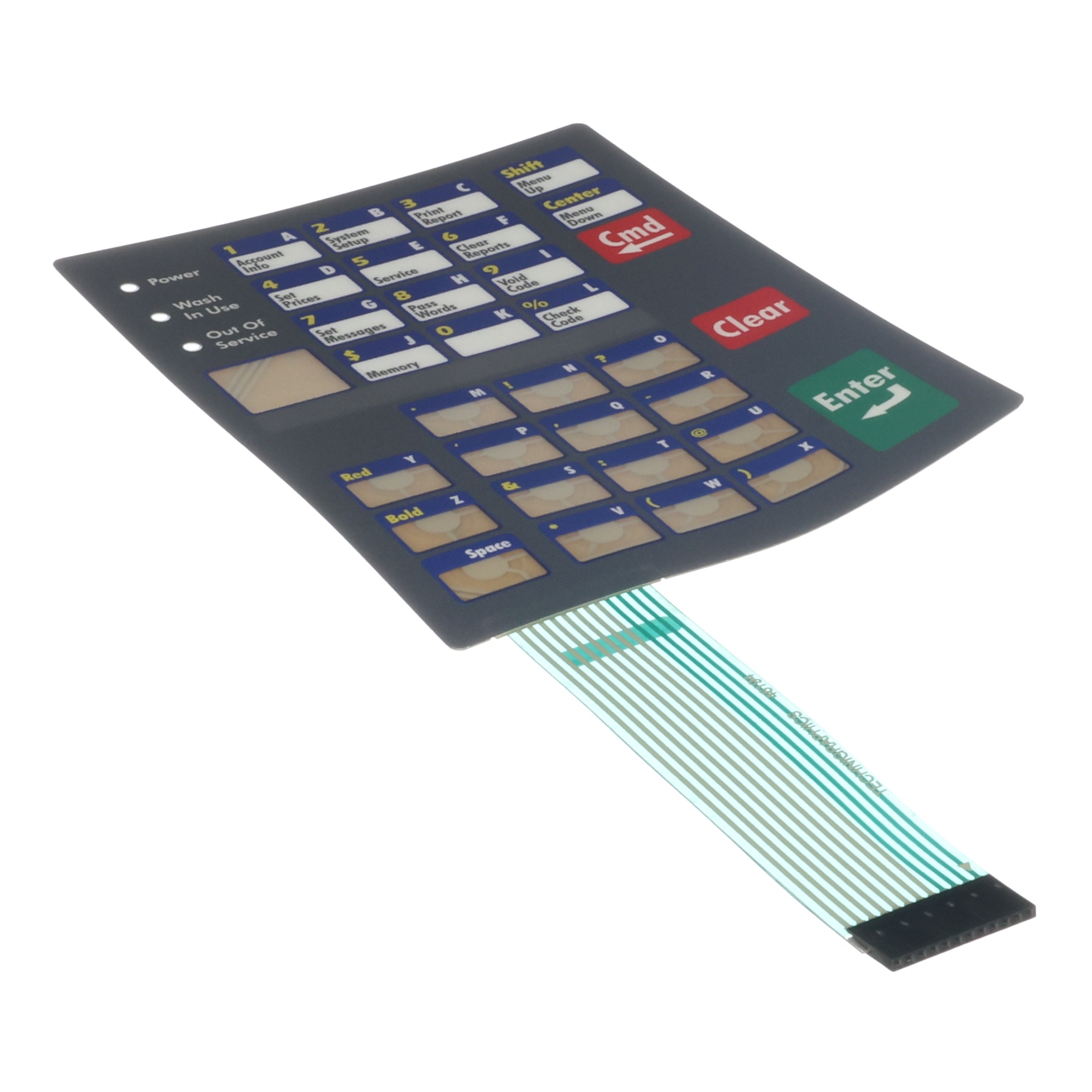 MEMBRANE/KEYPAD,POS 4000/V2