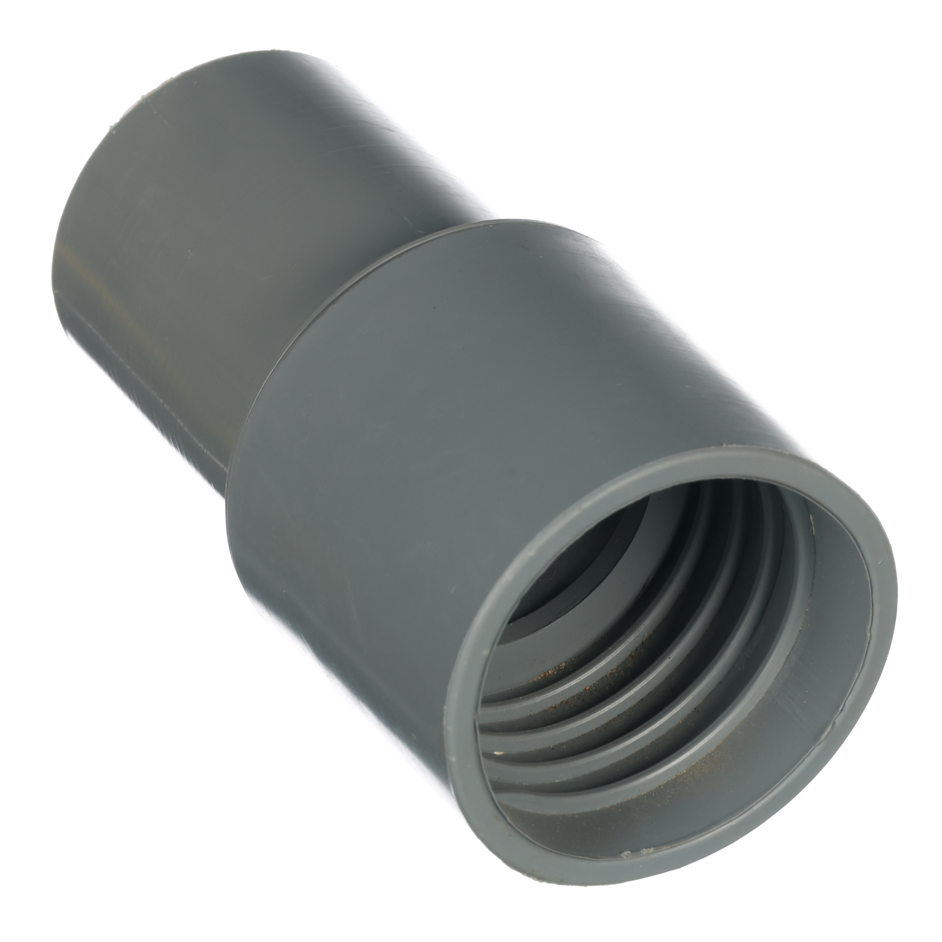 1-1/2" HOSE X 1-1/2" TOOL SWIVEL CUFF PH-CU-1-12HX1-12T [1-1/2" HOSE X 1-1/2" TOOL SWIVEL GRAY CUFF  --Traditional 1.5" Grey vacuum hose swivel cuff
]