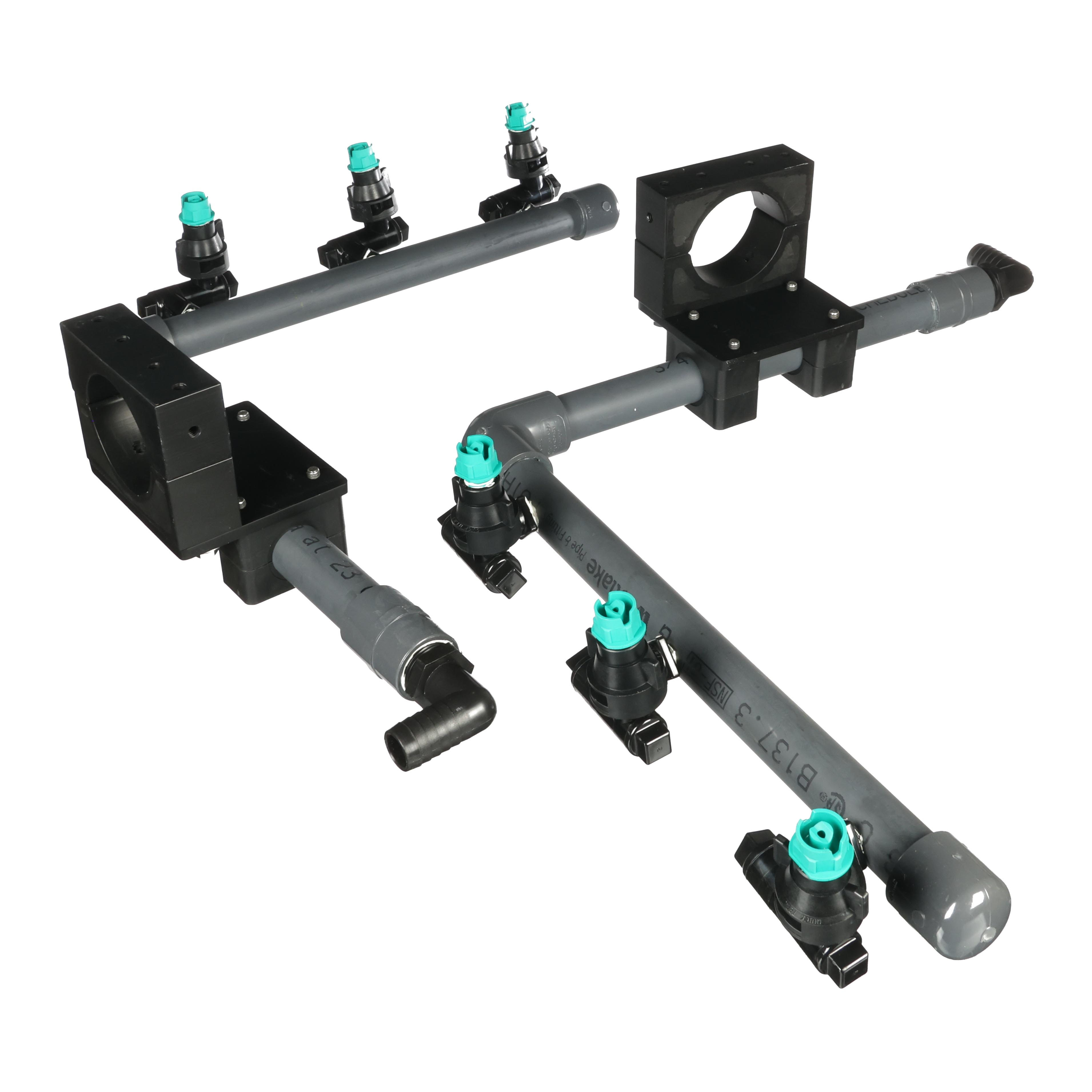 Mirror Rinse Set With Clamps