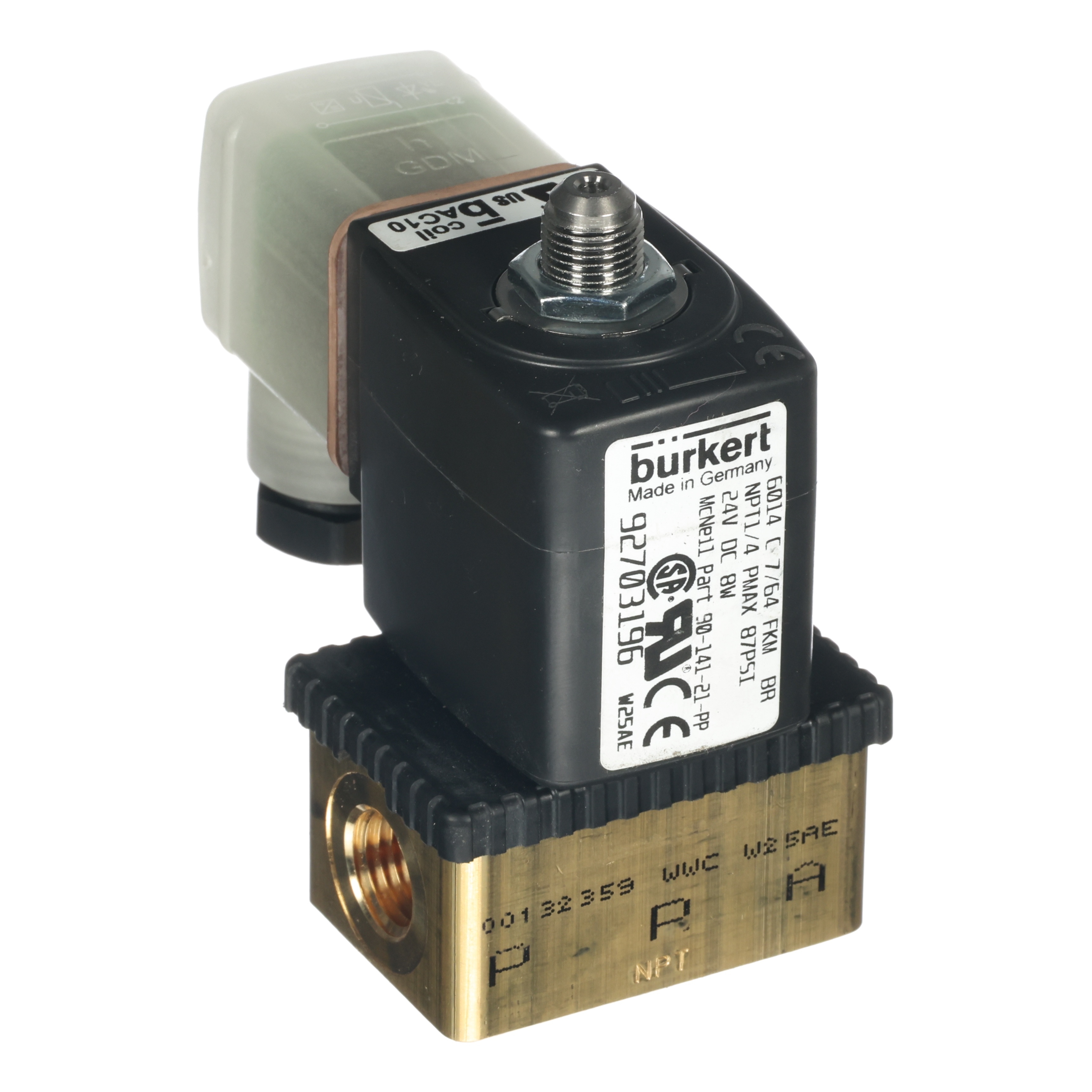 Valve, 3/2 Normally Closed (With Retract 24V Coil)  (90-141-21-PP)