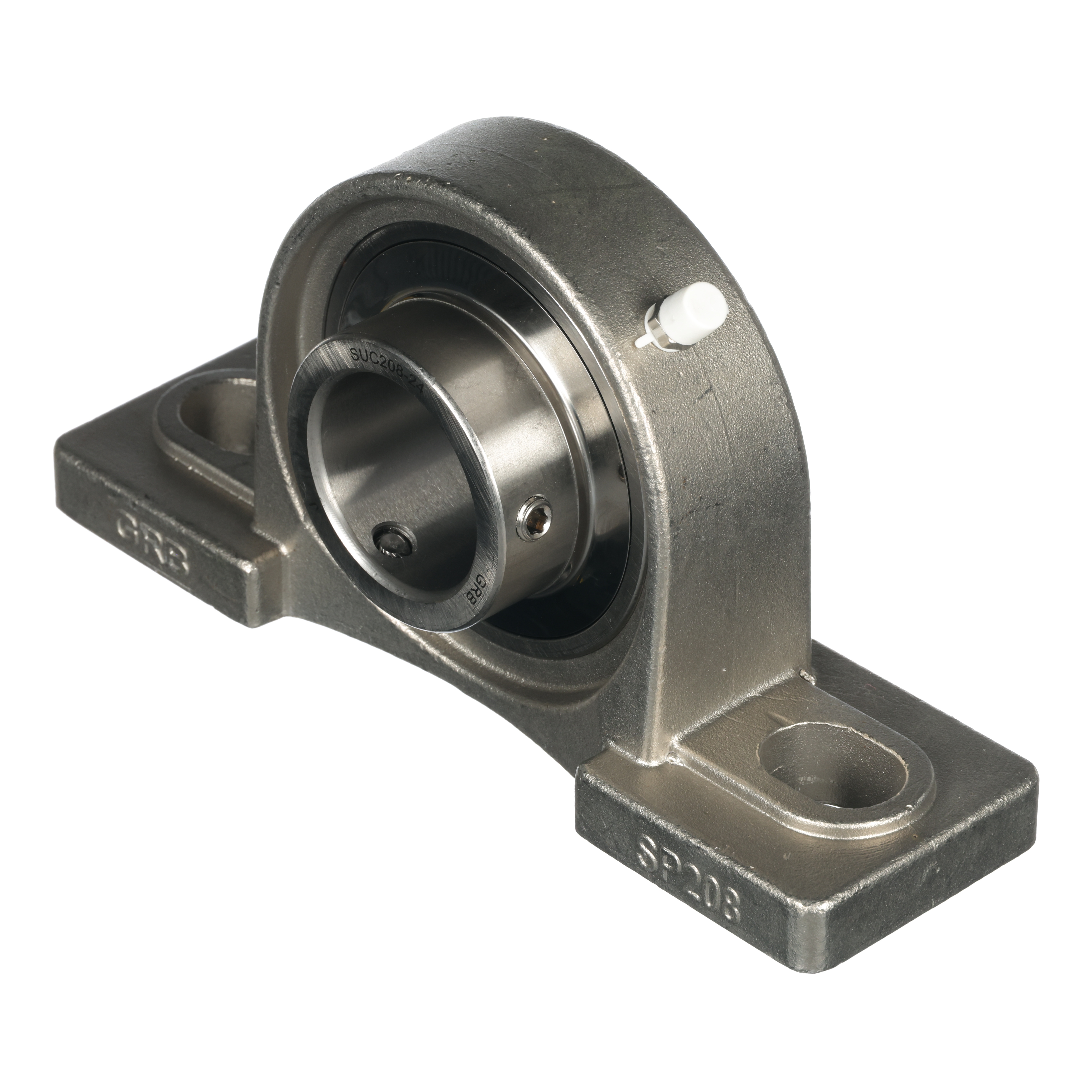 Pillow Bearing Block, 1-1/2" Bore, Stainless Steel Housing