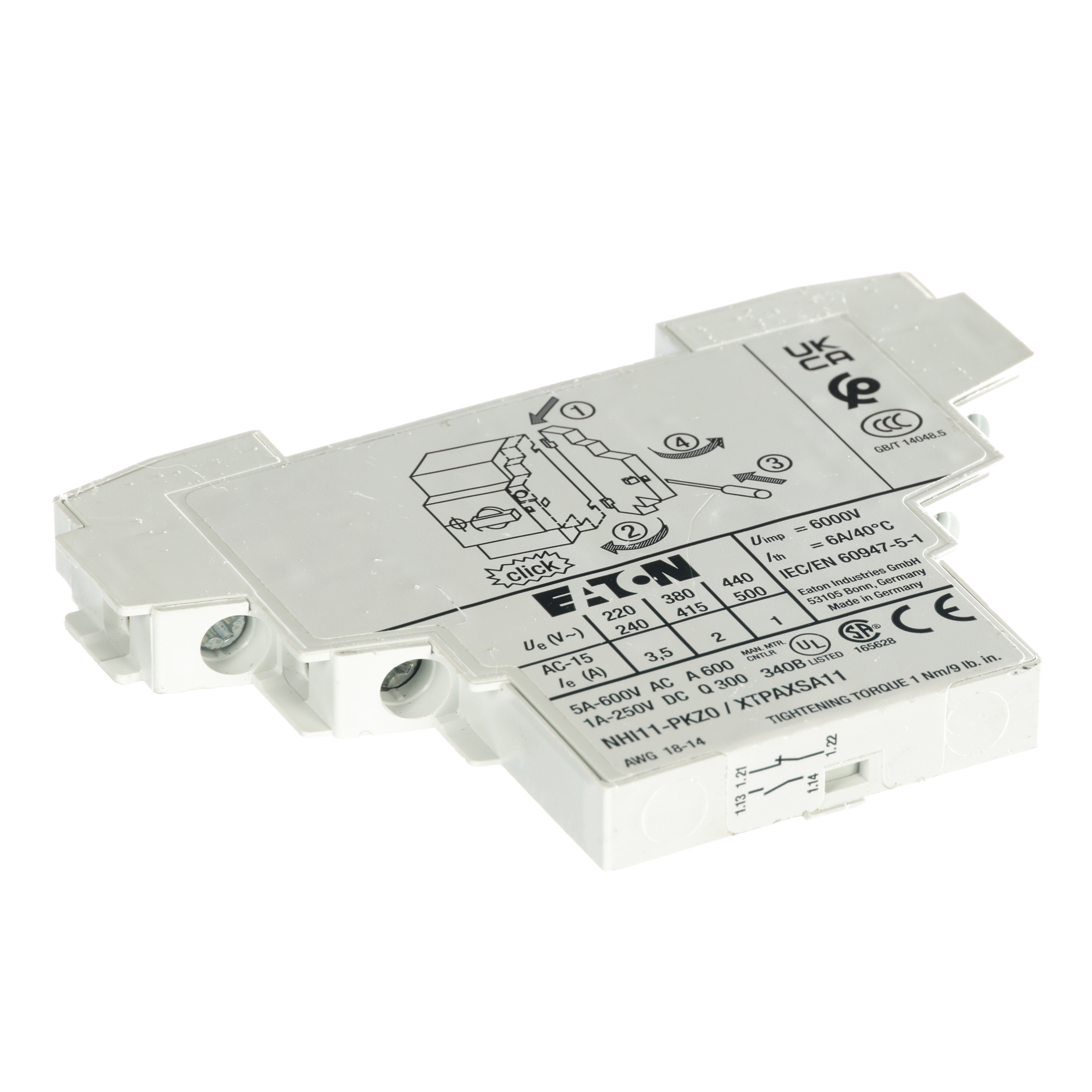 O.L.AUX CONTACT (SIDE MOUNT)