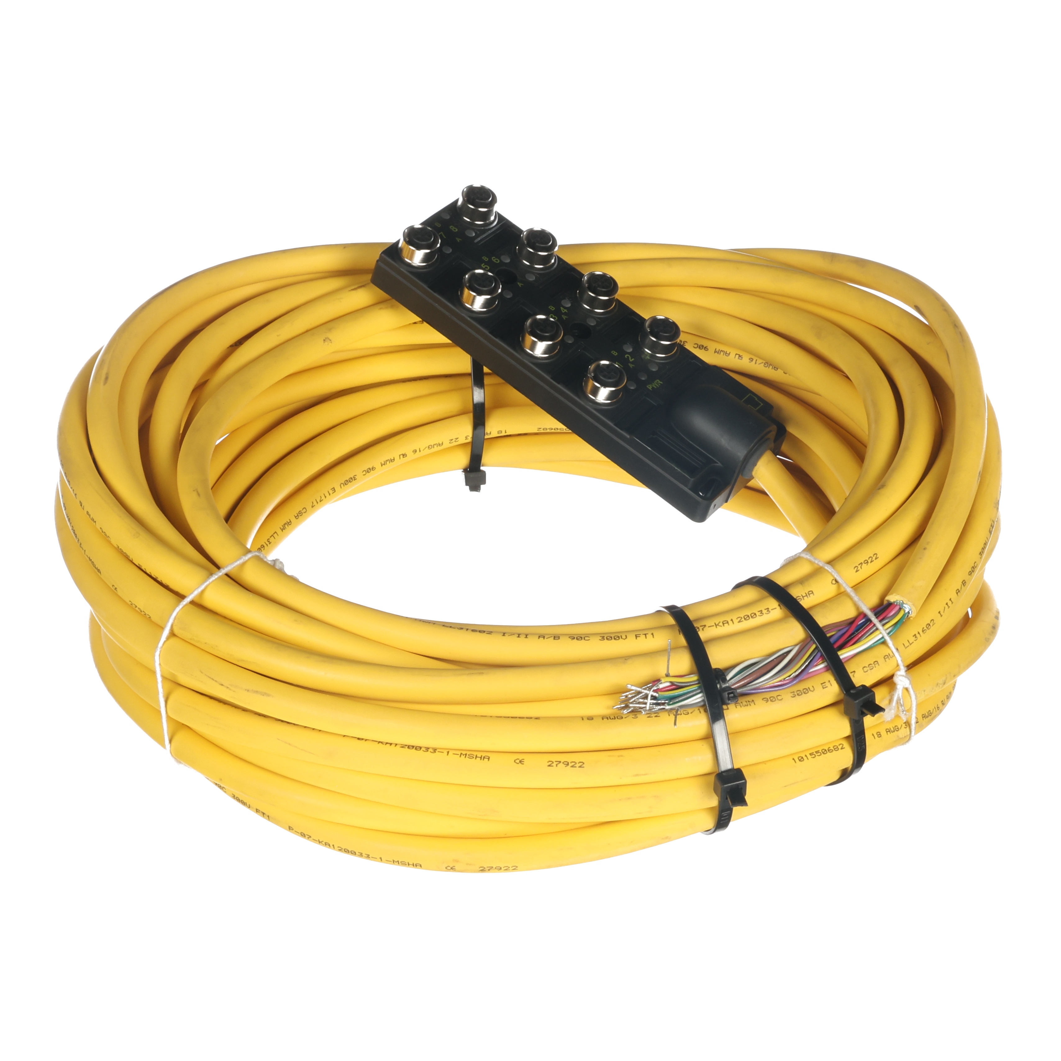 J-BLOCK 8 PORT 64' YELLOW